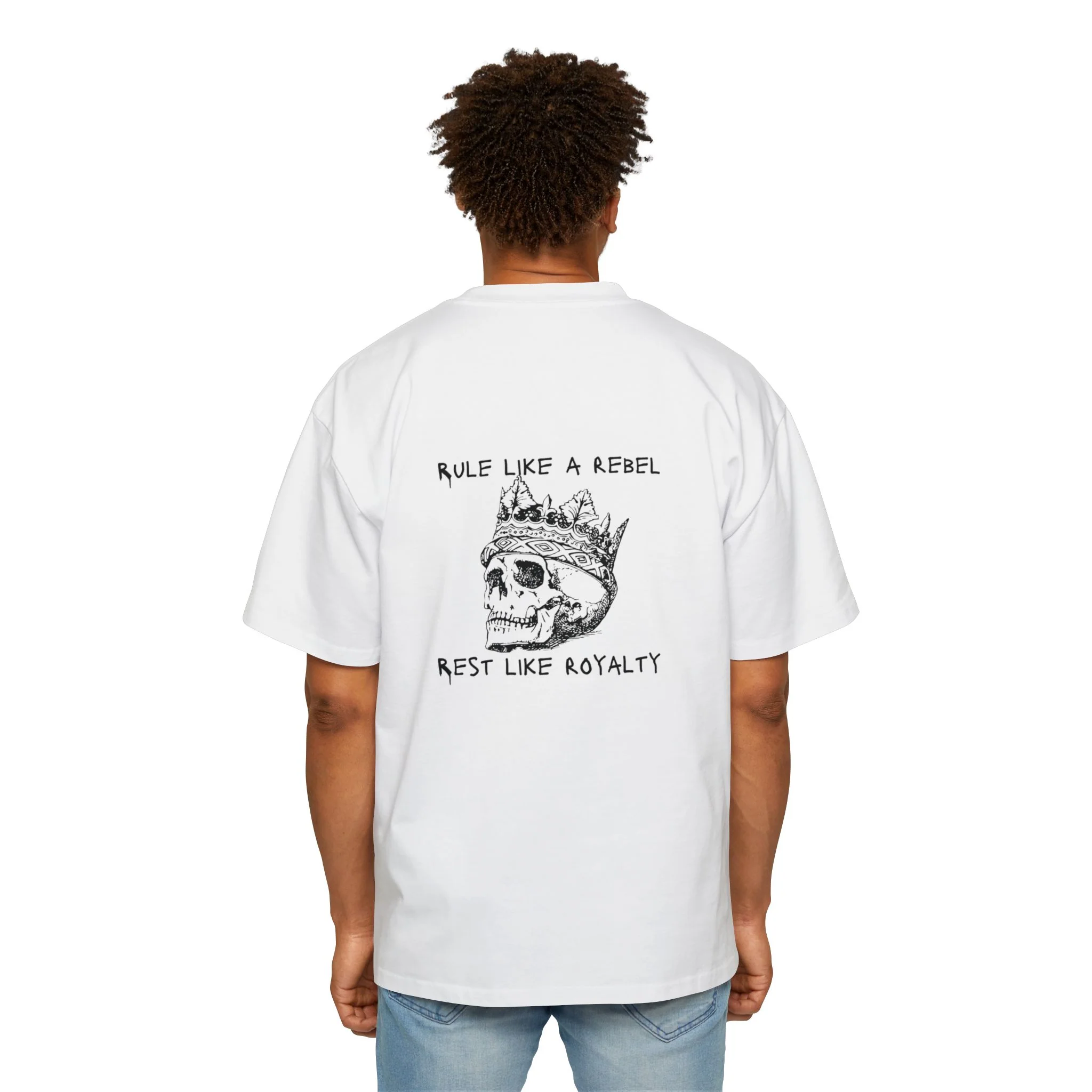 EA Men's Heavy Oversized Royalty Tee - Image 5
