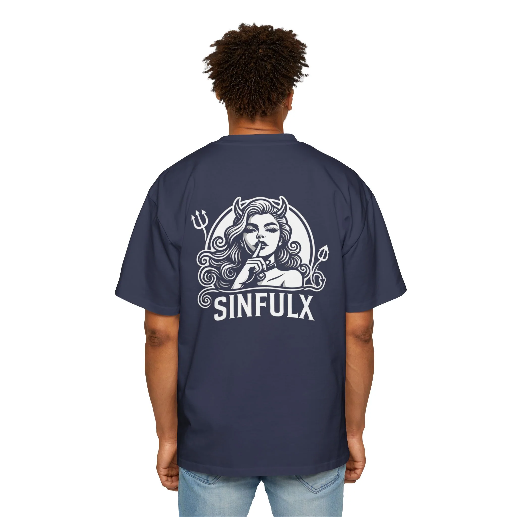 EA Men's Oversized SX Logo Graphic Tee - Image 42