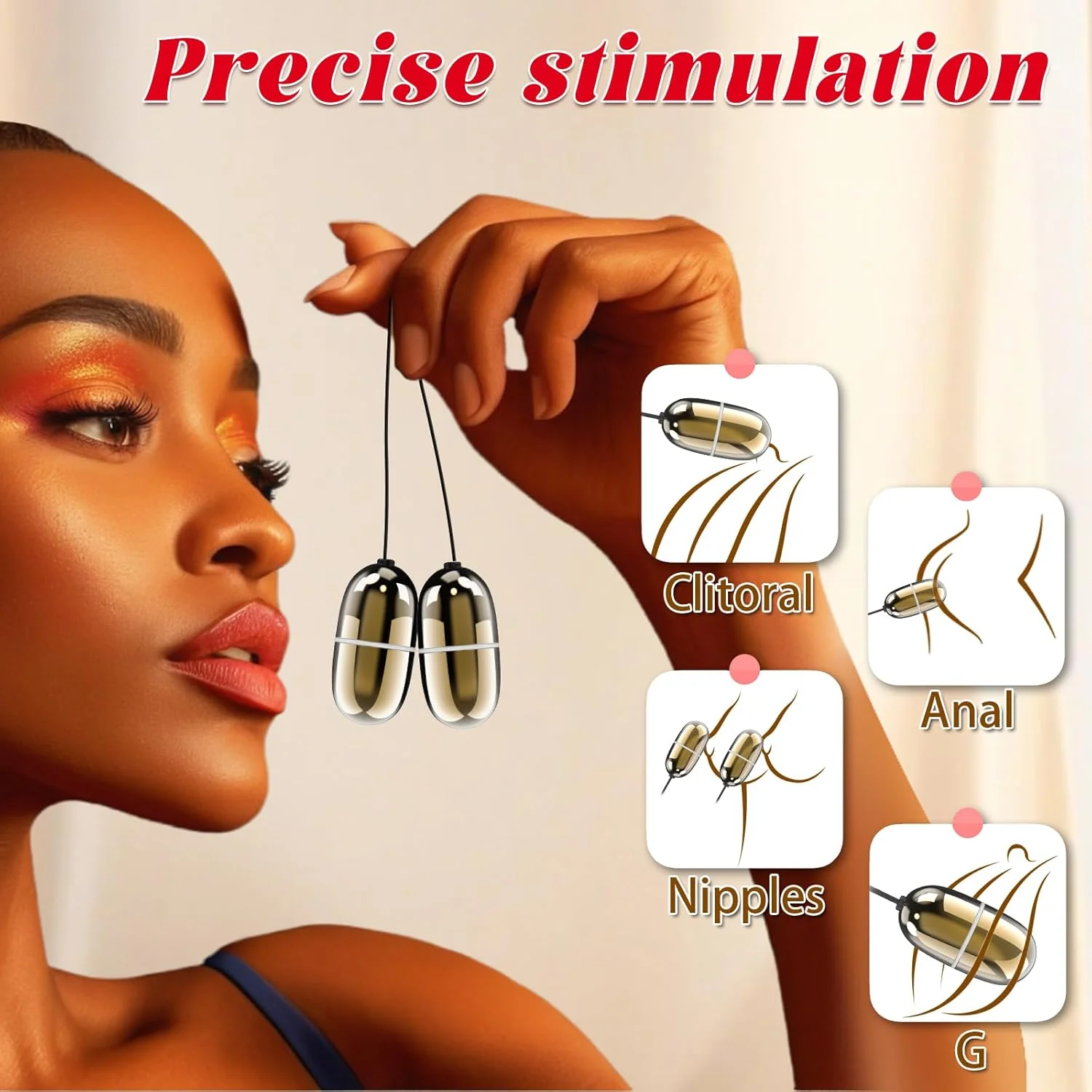EchoEgg Double Egg Clitoral Stimulator Vibrator - Image 3