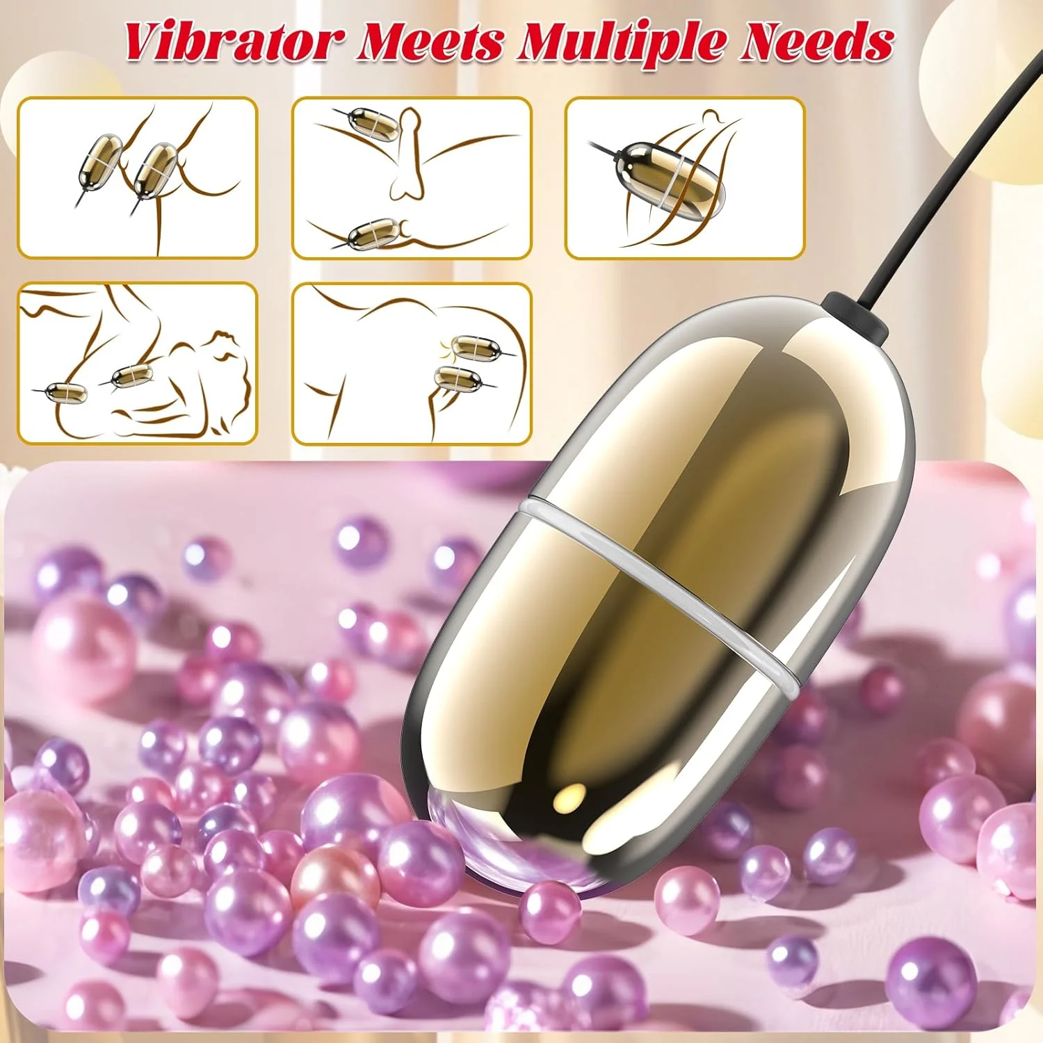 EchoEgg Double Egg Clitoral Stimulator Vibrator - Image 4