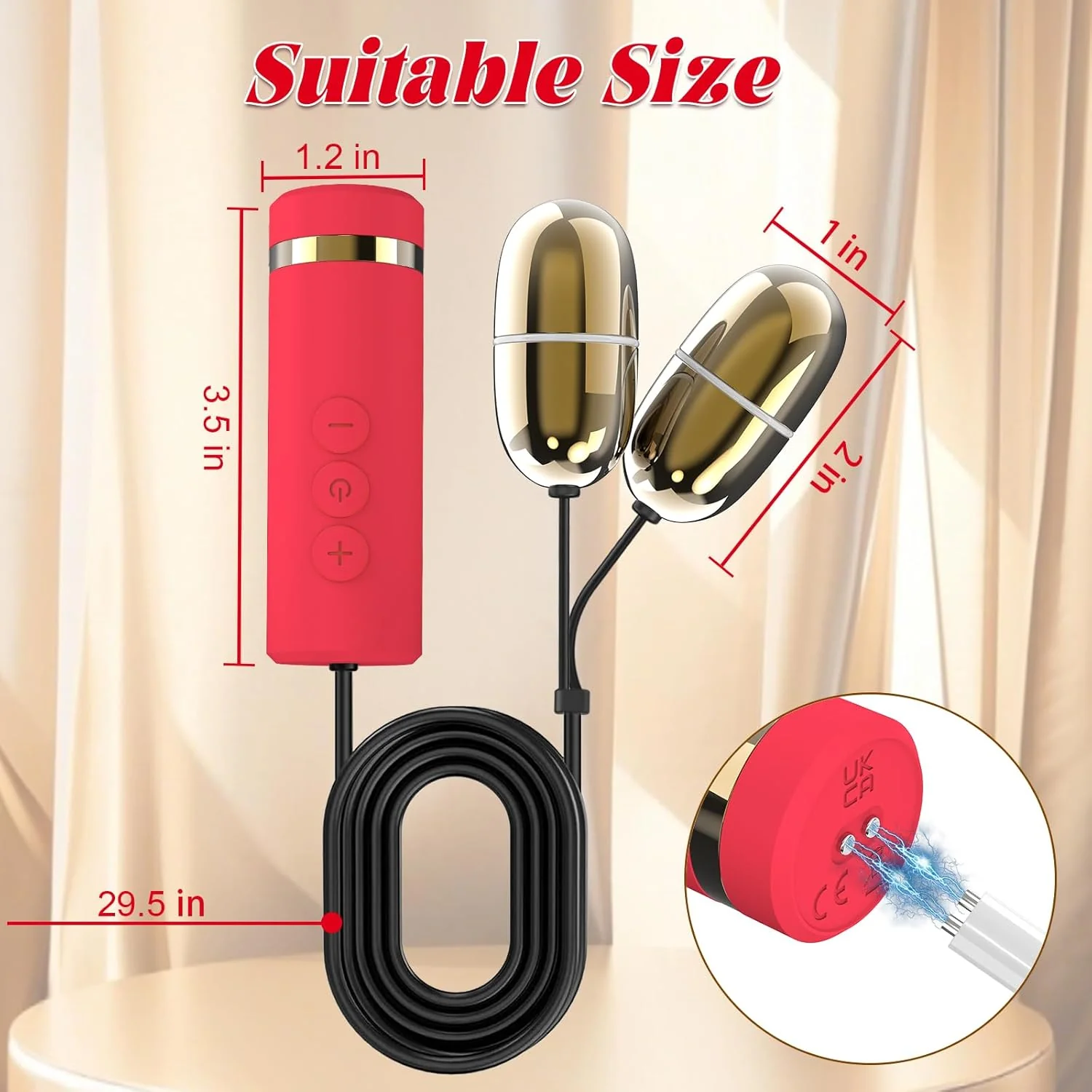 EchoEgg Double Egg Clitoral Stimulator Vibrator - Image 6