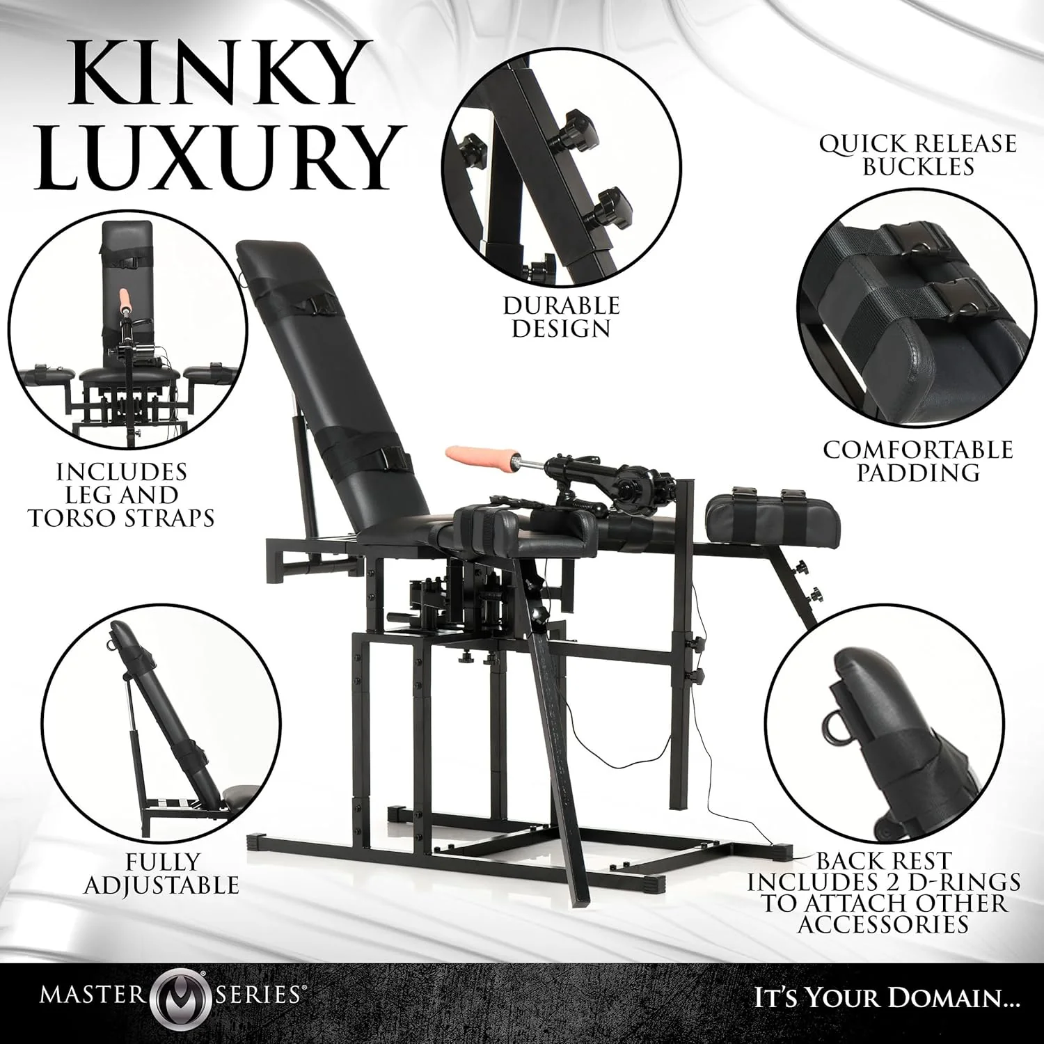 EchoFrame BDSM Leg Spreader Obedience Sex Machine - Image 4