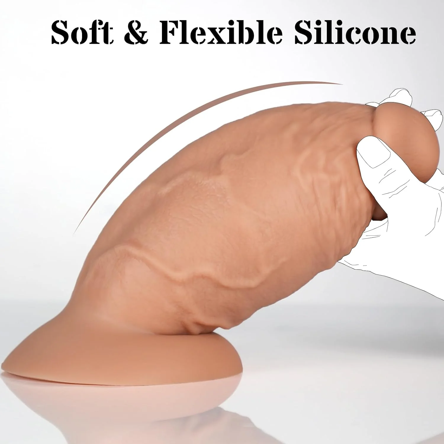 EclipseLust 3.8'' Diameter Thick Dildo - Image 2