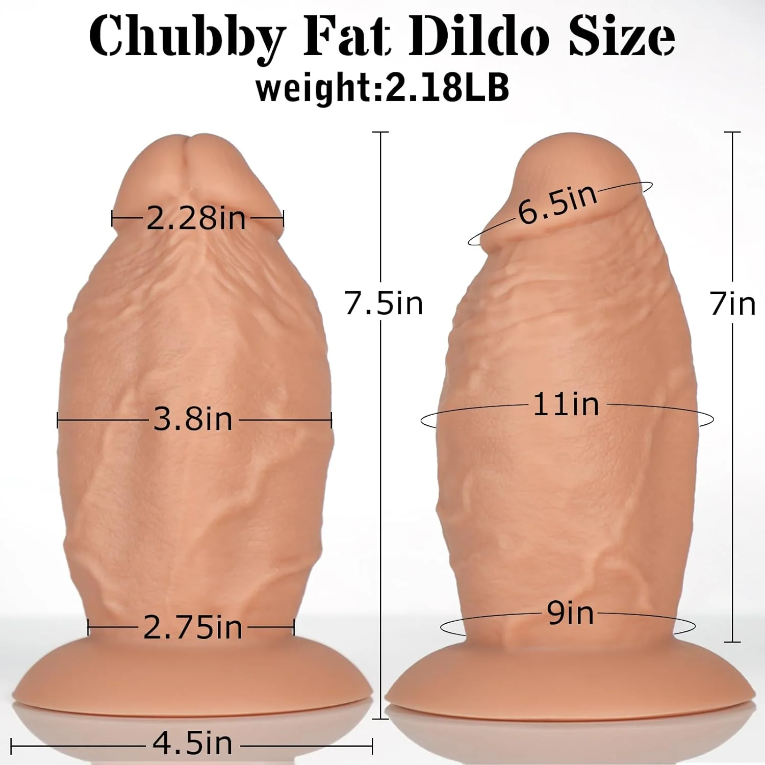 EclipseLust 3.8'' Diameter Thick Dildo - Image 4