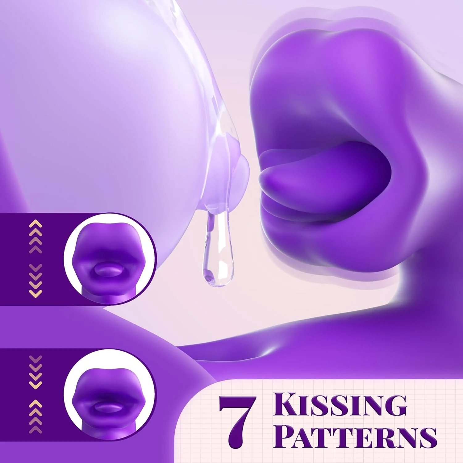 EcstasyKiss G-Spot Flapping & Licking Vibrator - Image 3