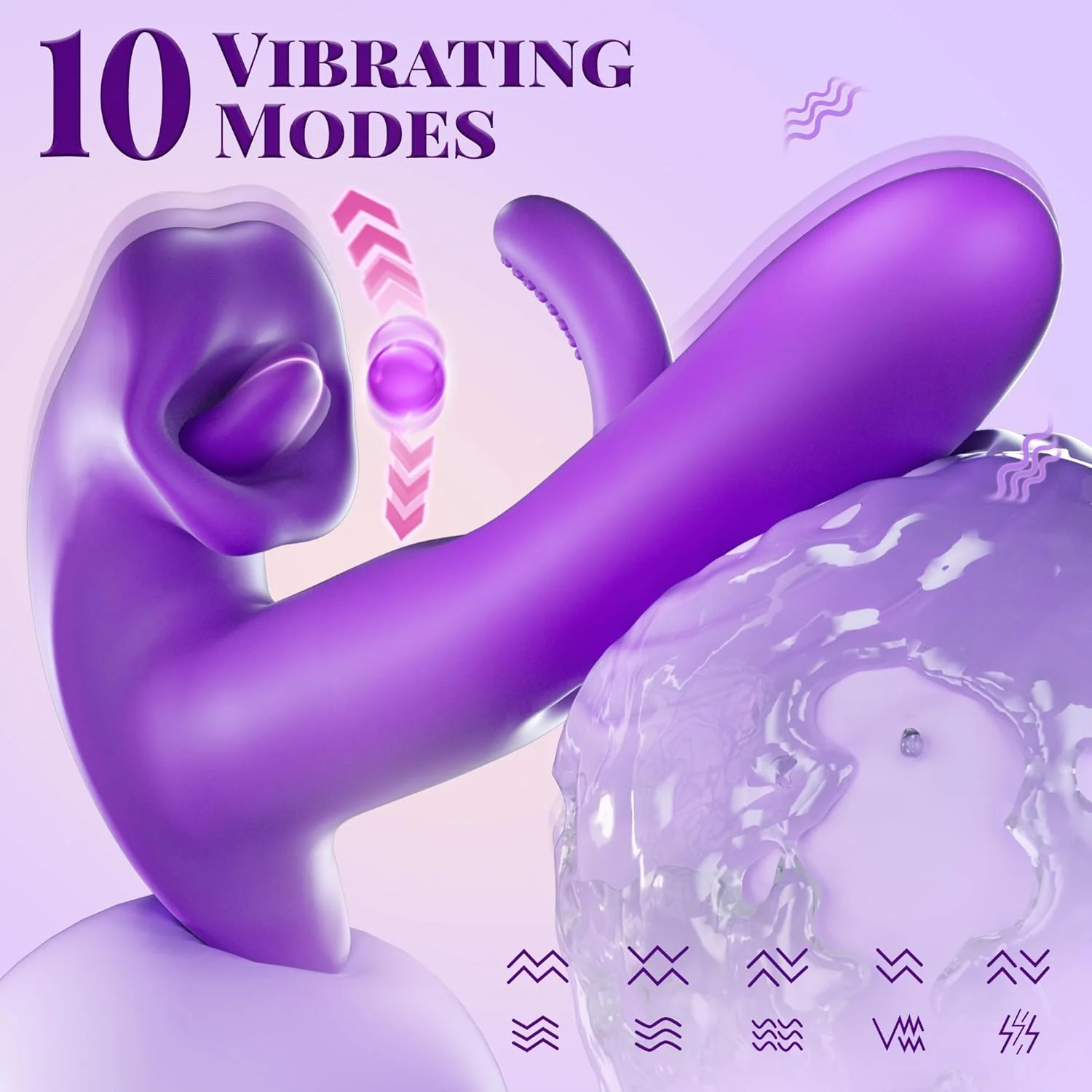 EcstasyKiss G-Spot Flapping & Licking Vibrator - Image 4