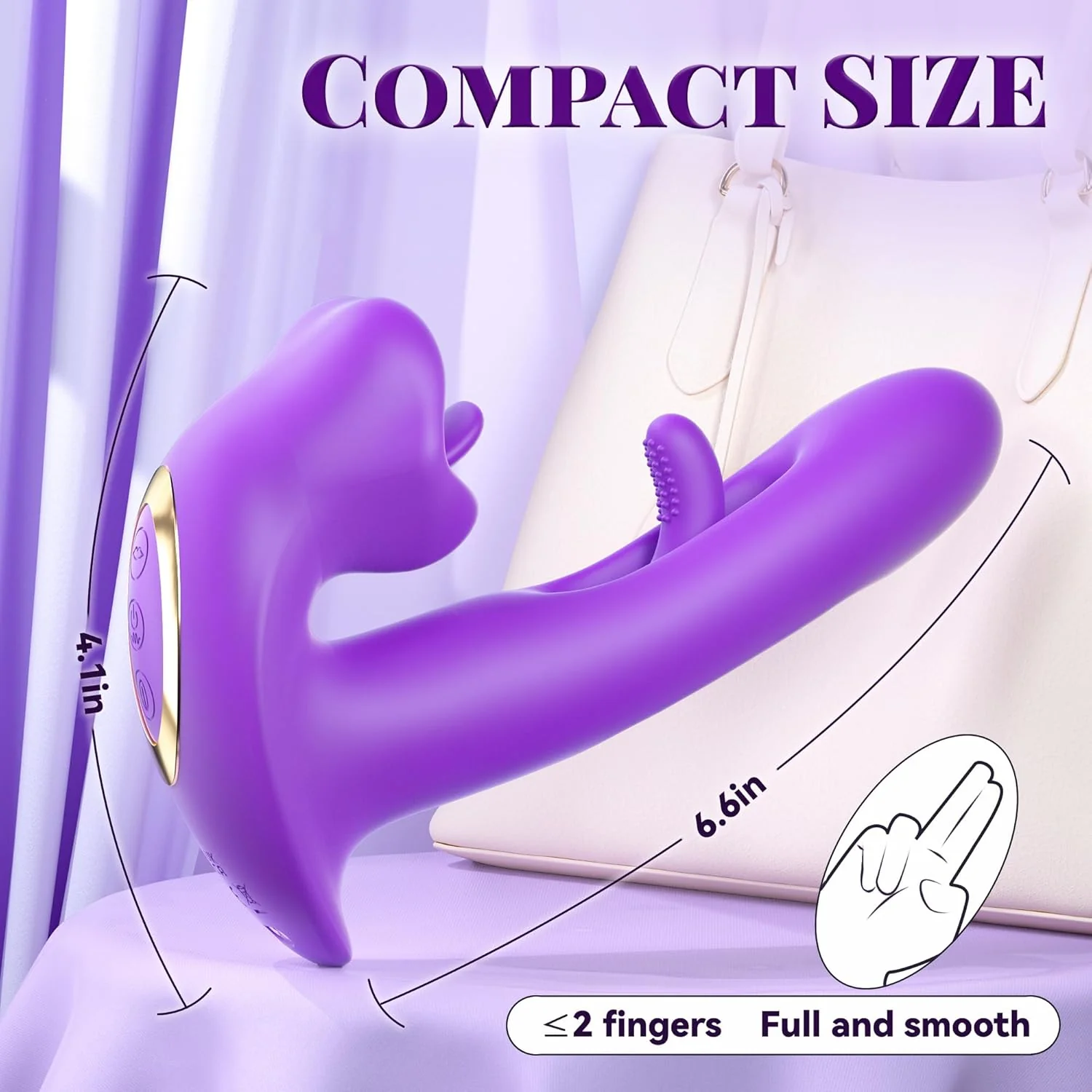EcstasyKiss G-Spot Flapping & Licking Vibrator - Image 6