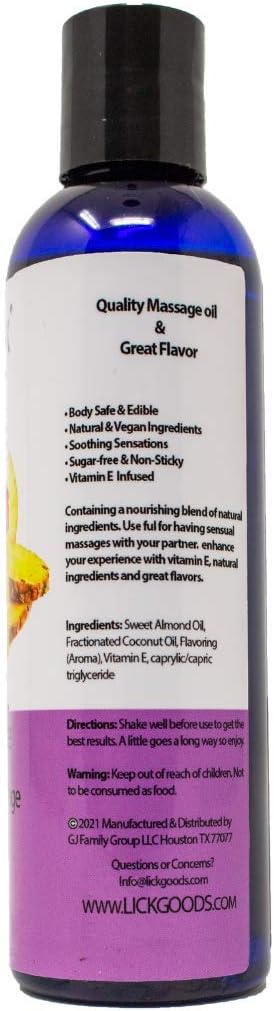 Edible Sensual Massage Oil - Image 6