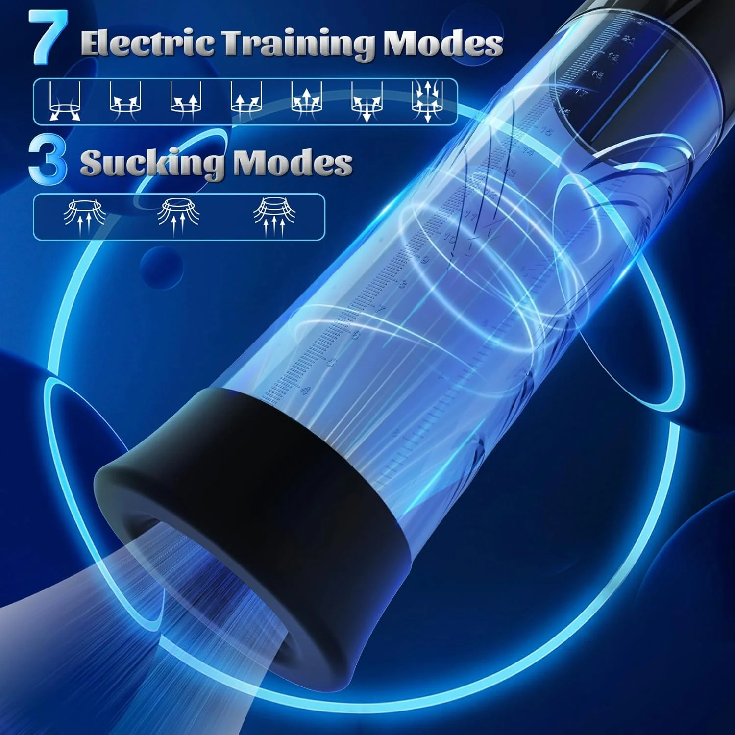 HyperFlux Electric Penis Pump 10 Modes Dual Function - Image 2