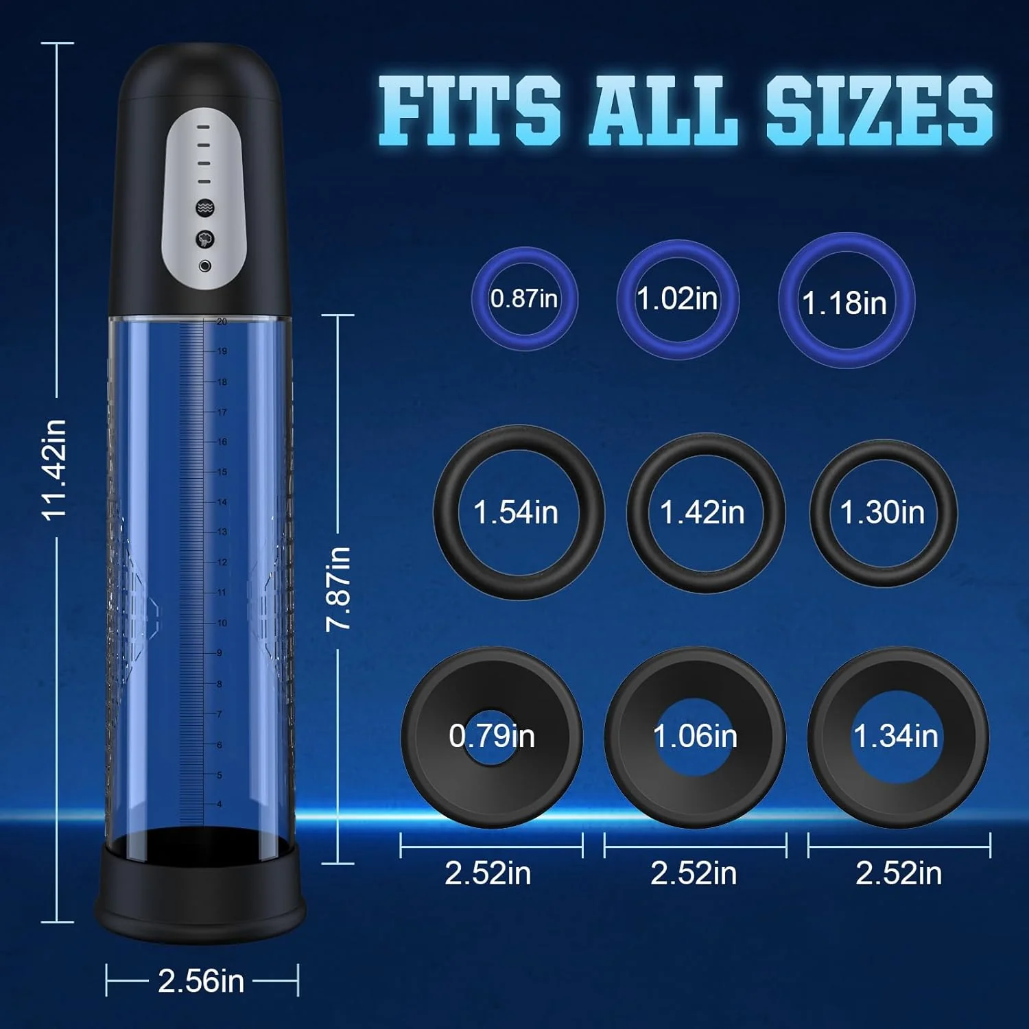 PowerScale Electric Penis Pump with Display & 4 Modes - Image 5