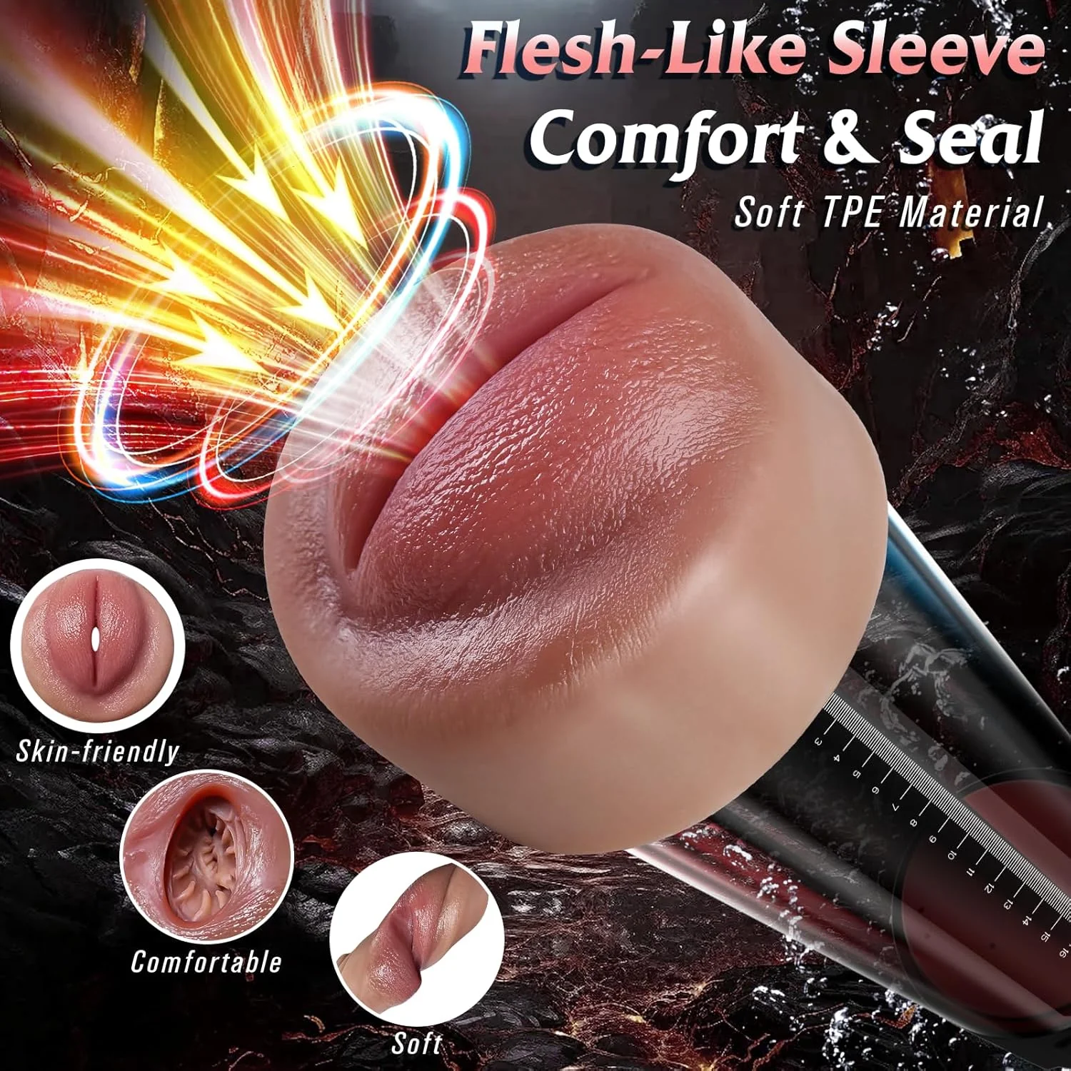 PulseCoreX Electric Penis Pump 5 Modes Display - Image 6