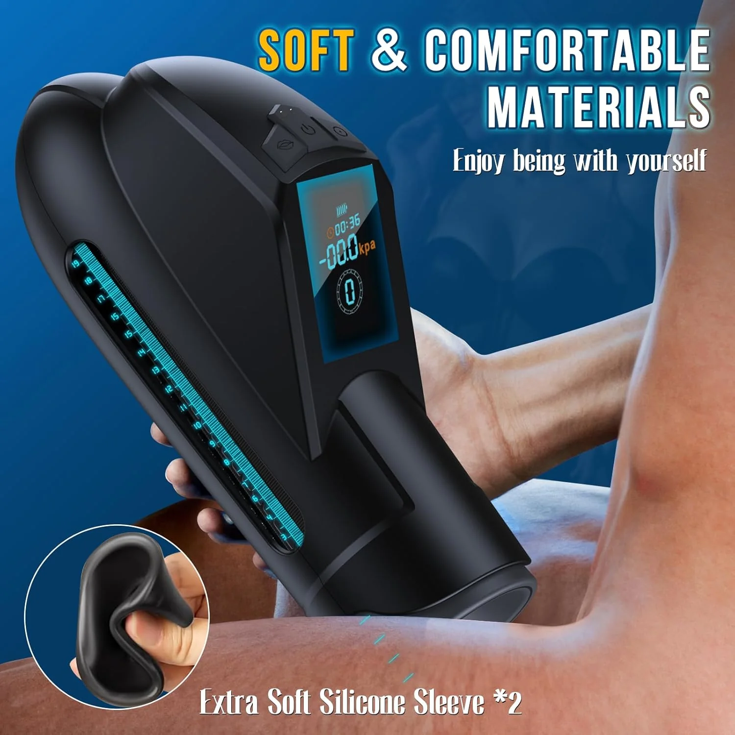 AquaPulse Penis Pump 9 Modes Waterproof Trainer - Image 4