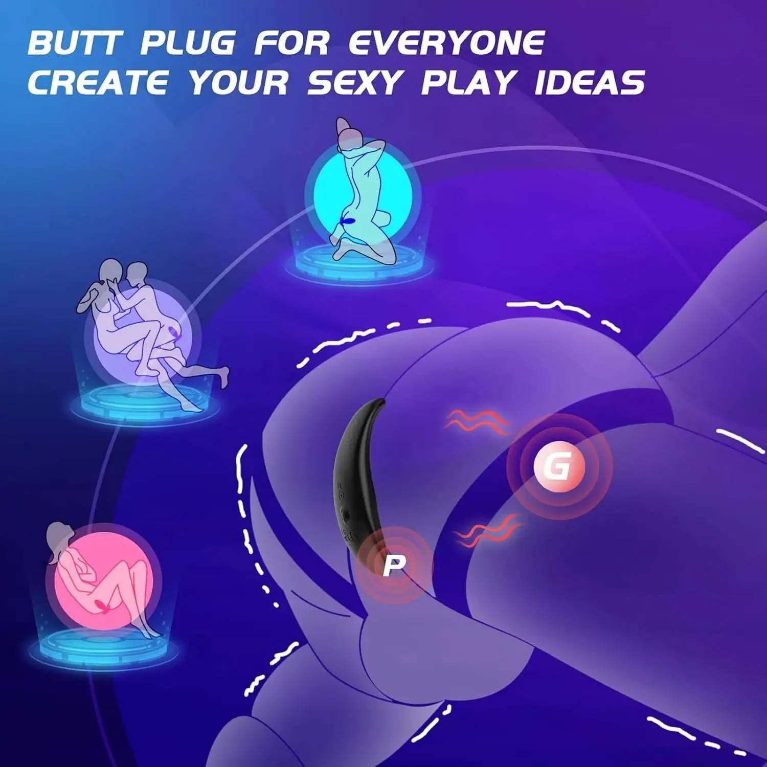Electric Shock Butt Plug Vibrator - Image 4