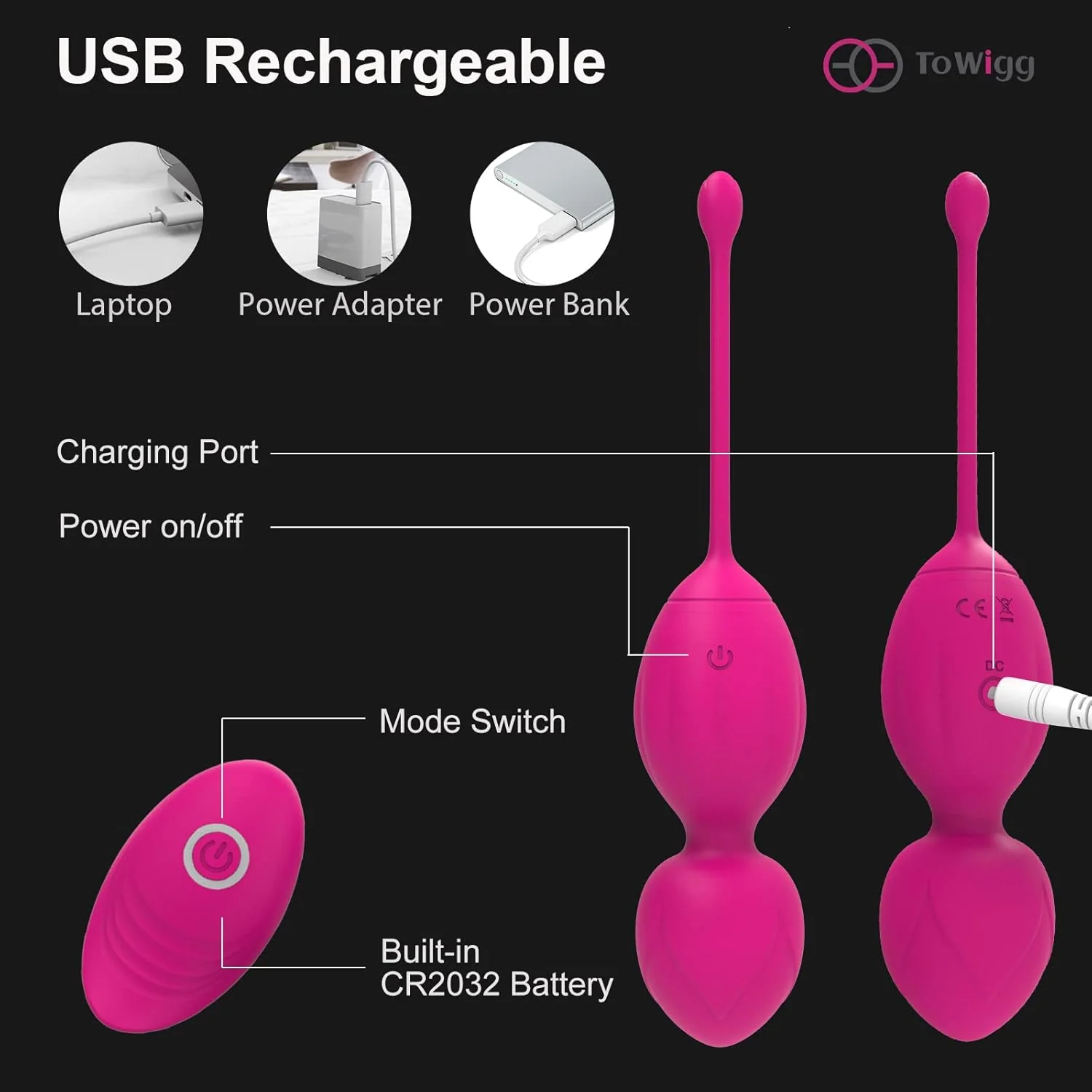 VitalVibe Kegel Exerciser Egg Vibrator - Image 4