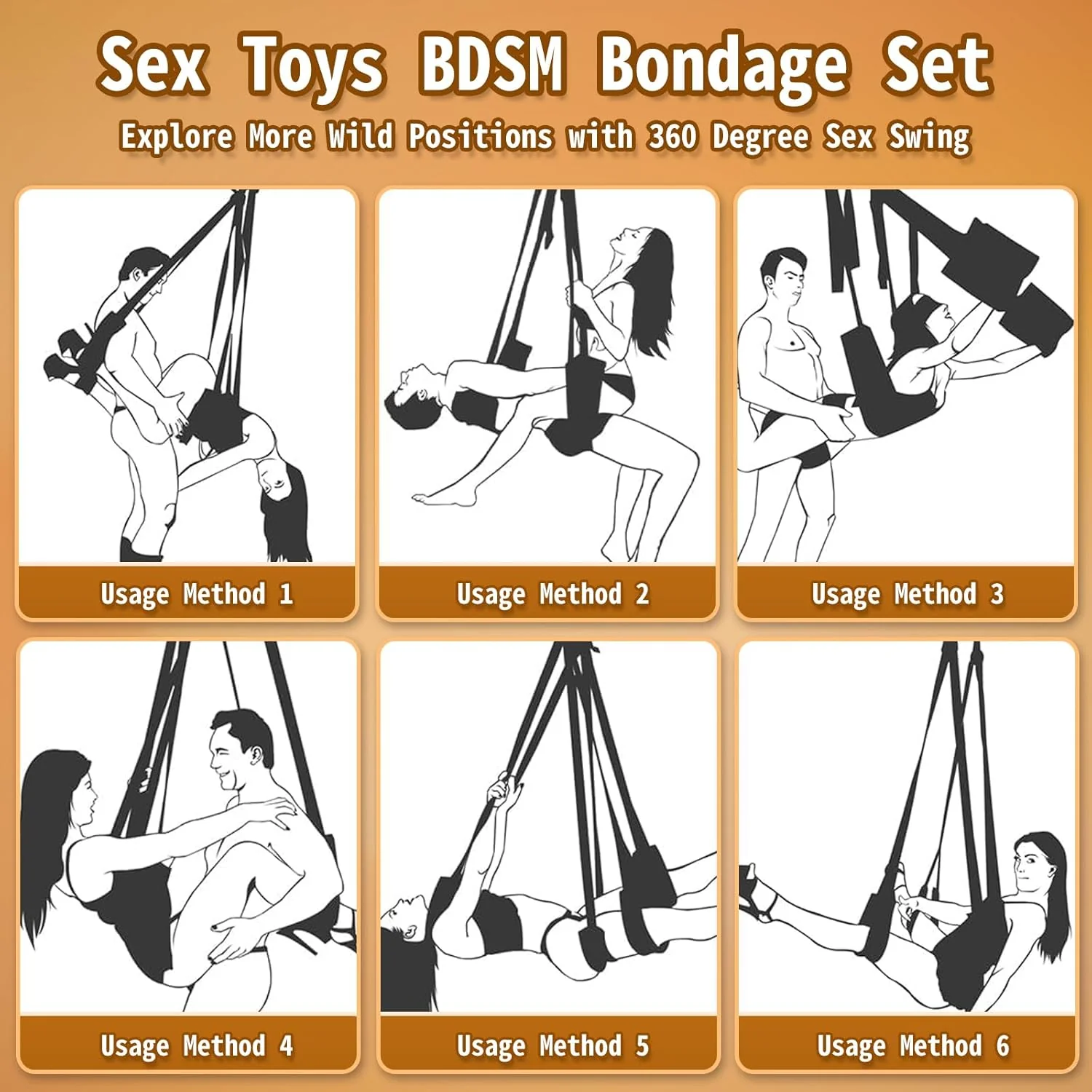 SpireX Spinning Ceiling Sex Swing 300lb Kit - Image 2