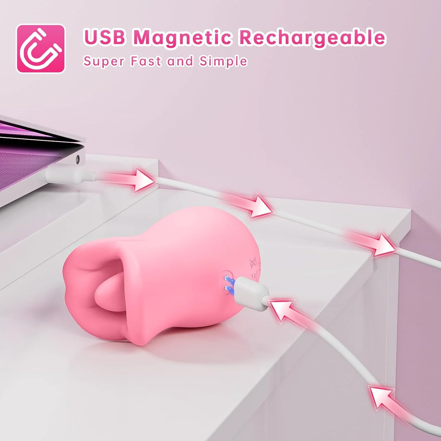 ErgoPulse Rotating Tongue Clitoral Stimulator - Image 5