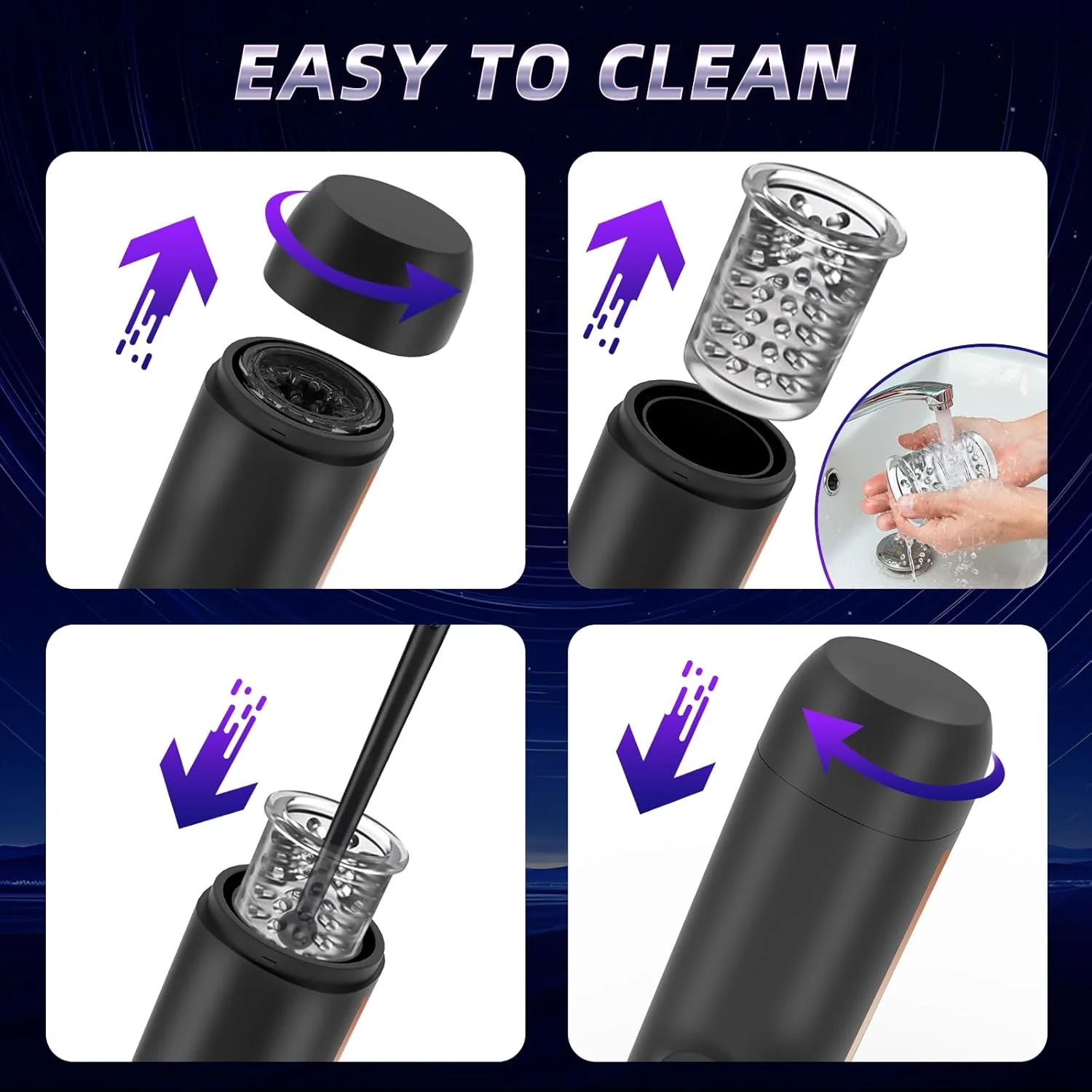 ErosEclipse Automatic Thrusting & Rotating Male Masturbator - Image 7