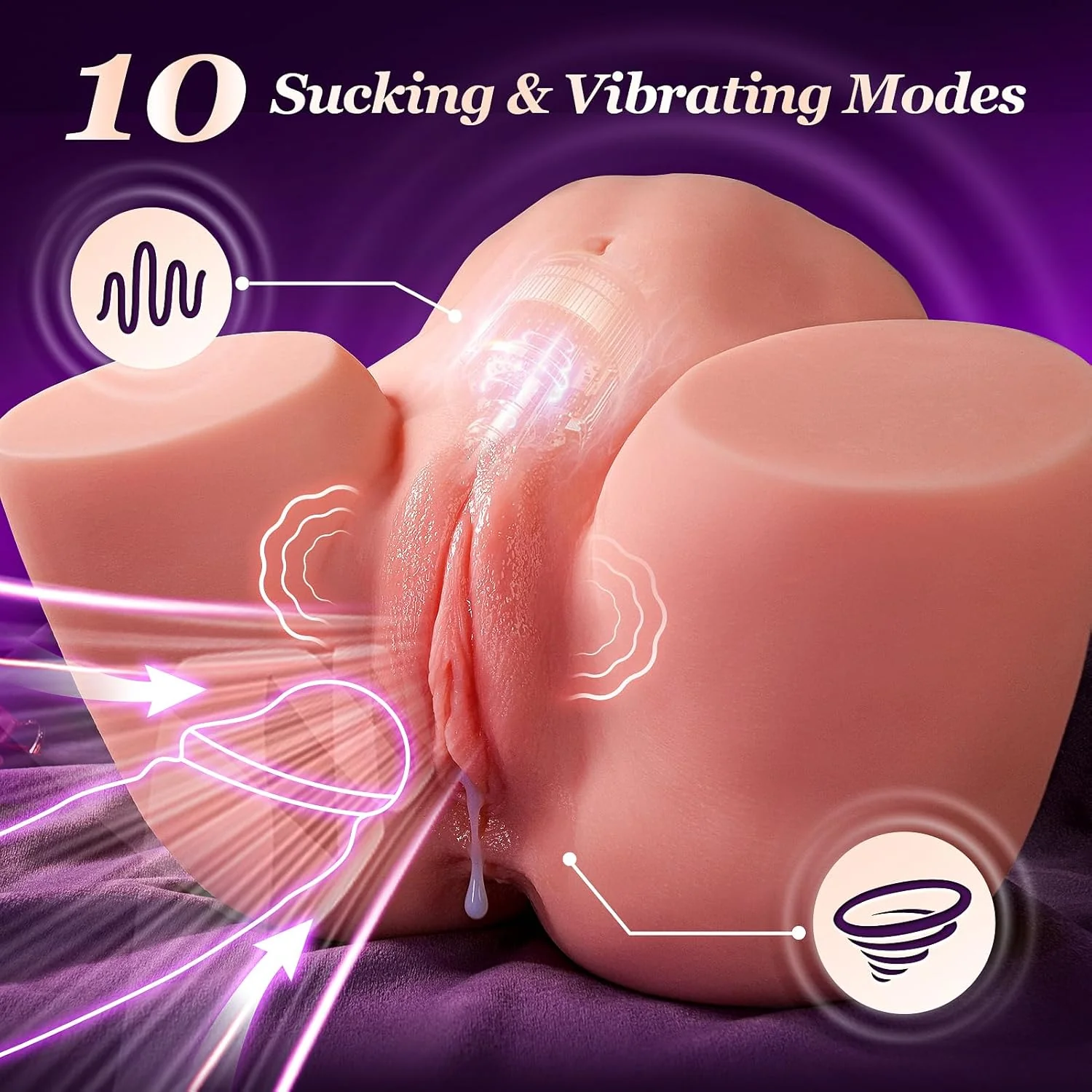 ErosSerenity Sucking & Vibrating Sex Doll - Image 4