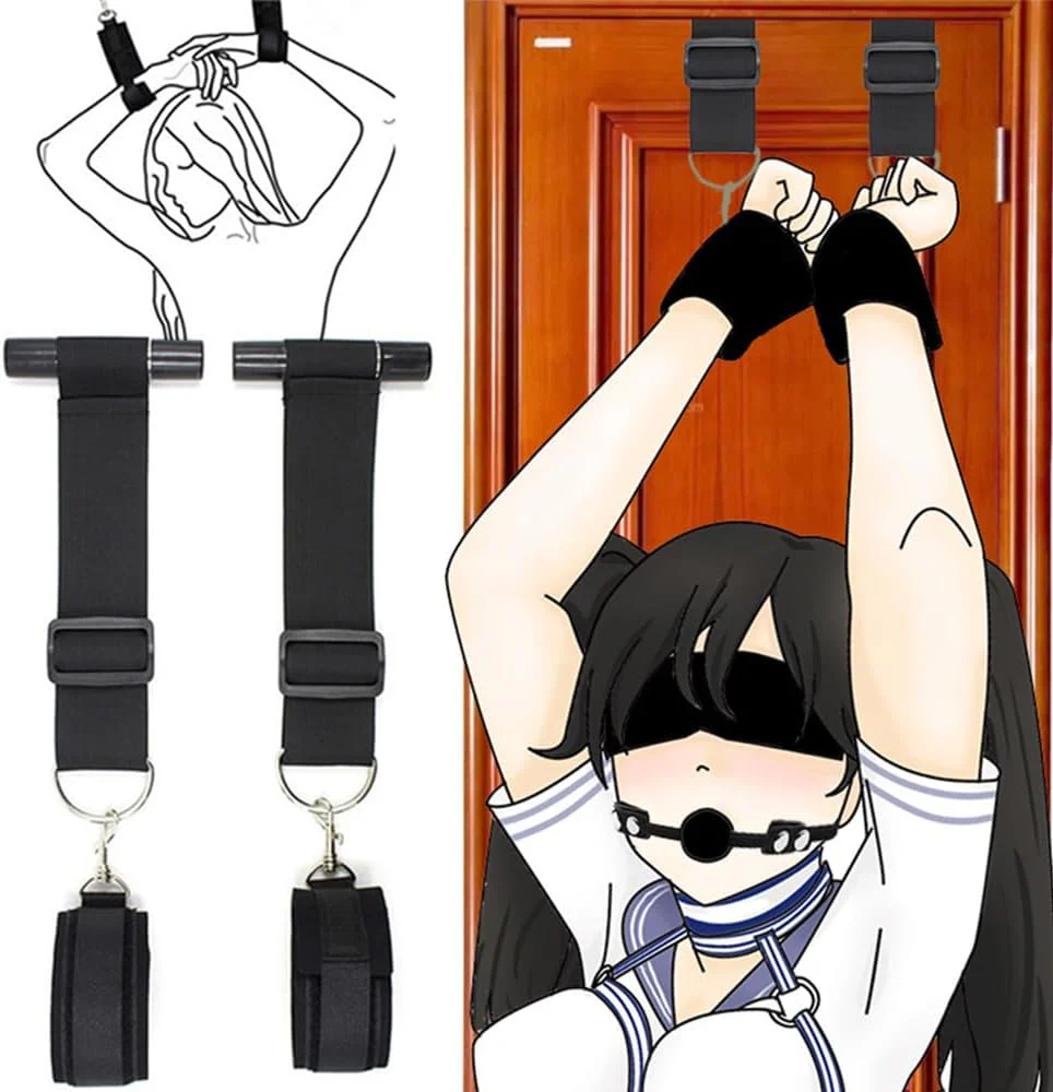 EuphoriaVine Door Hanging Swing Straps | Portable BDSM Bondage Restraints - Image 3