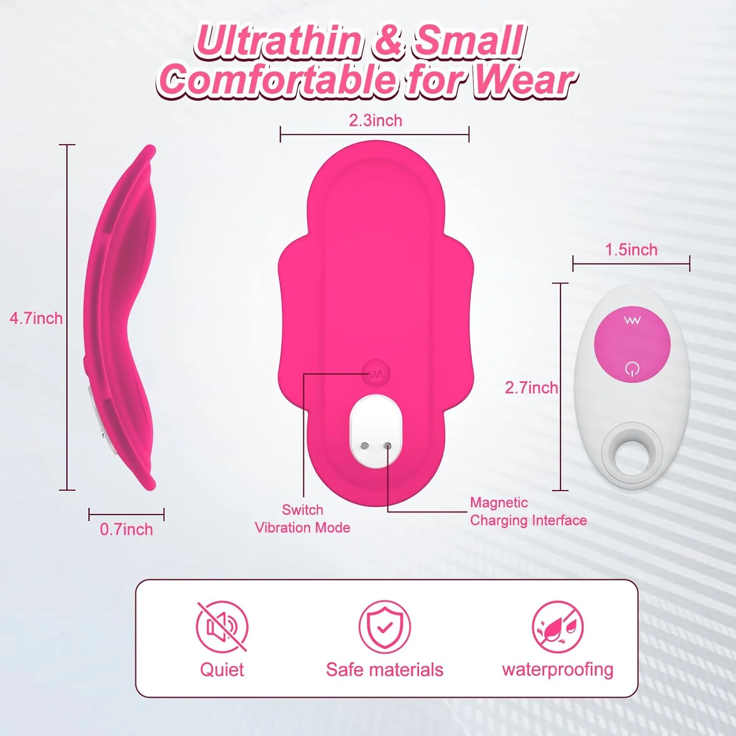 EuphoriaWear Wearable Panty Vibrator with App & Remote Control - Image 4
