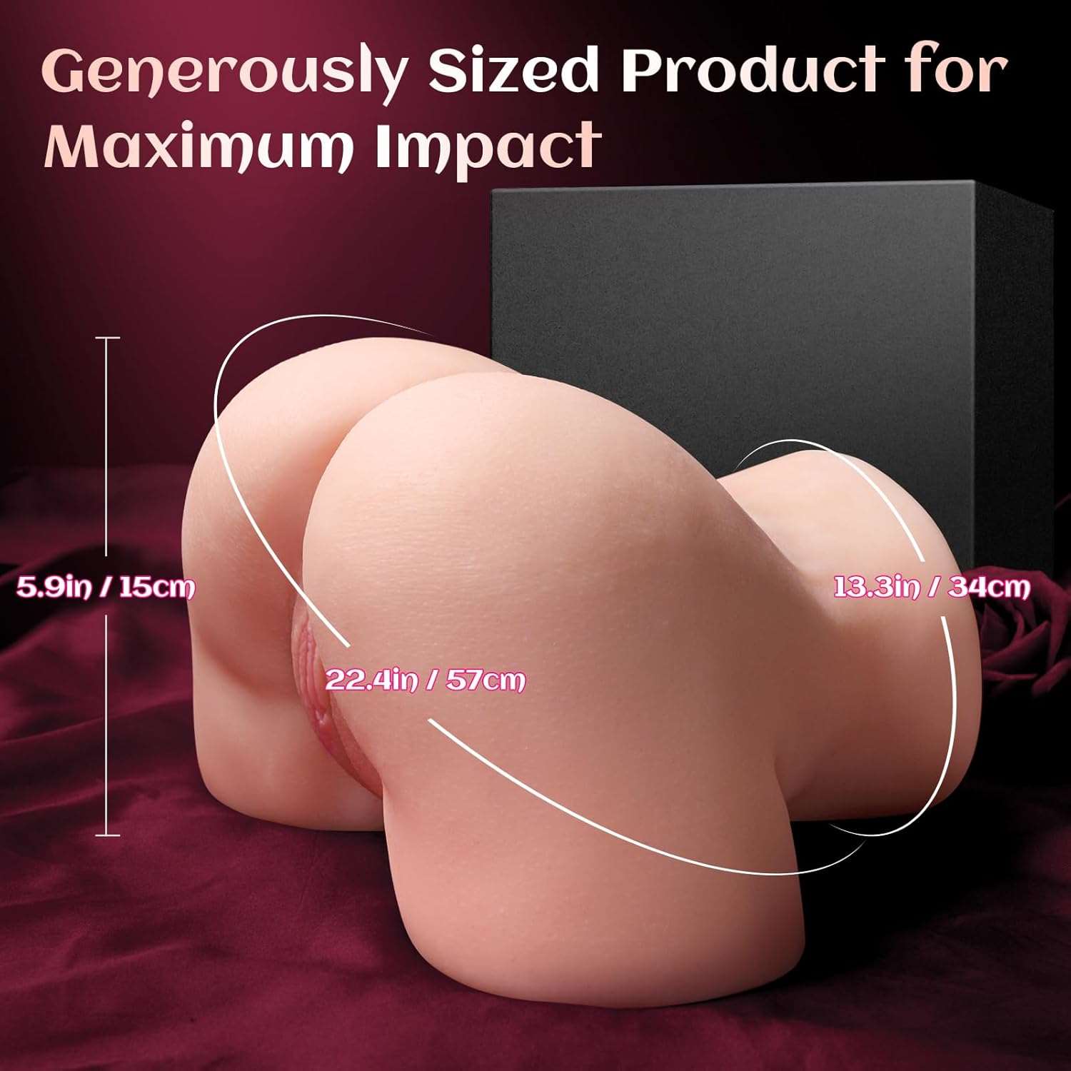 FantasyMuse 5.8lbs Vibrating Sex Doll Masturbator - Image 8