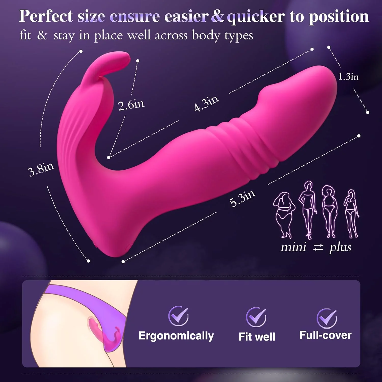 FawnThrust 3-in-1 Wearable Remote-Controlled Rabbit Vibrator - Image 4