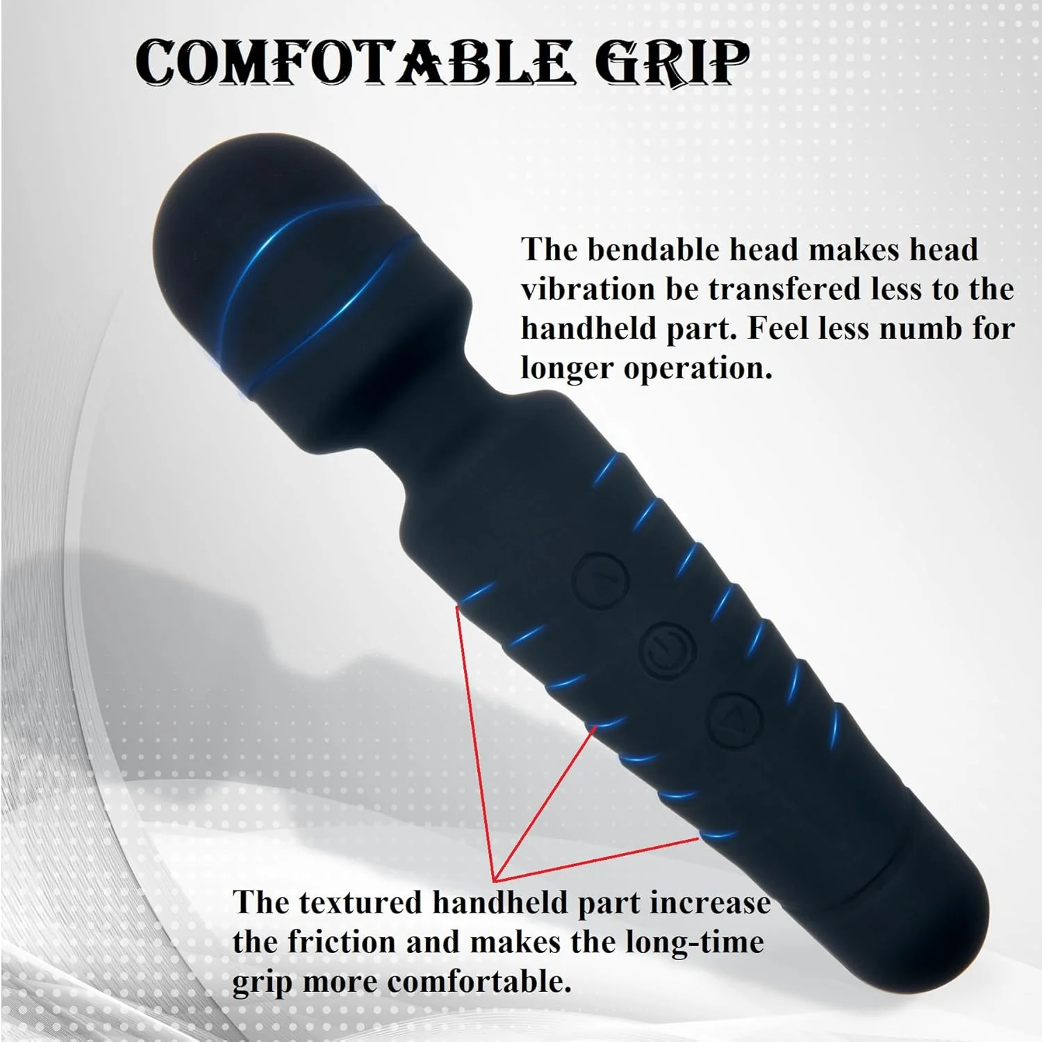 FlexiClimax G-Spot Wand Vibrator 10 Modes 5 Intensities - Image 4