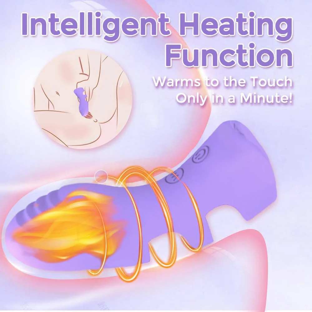 HeatTouch App-Control Finger Vibrator with Heat & 10 Modes - Image 3