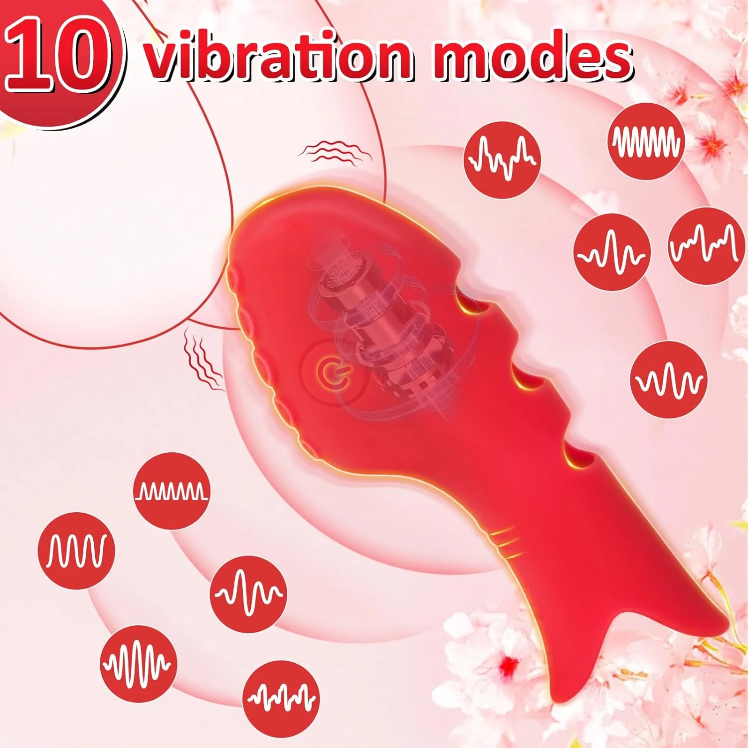 OctaPulse Mini Finger Vibrator 10 Modes Quiet Waterproof - Image 3