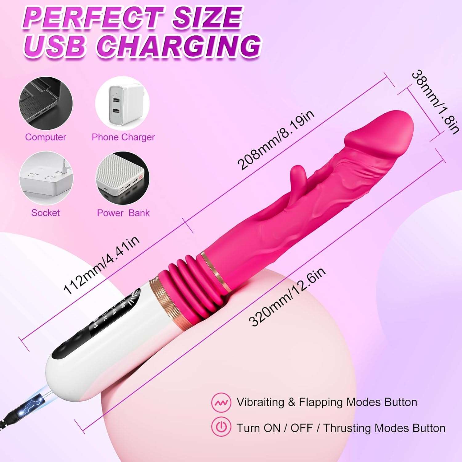 Serenity Automatic Vibrating Dildo Sex Machine - Image 5