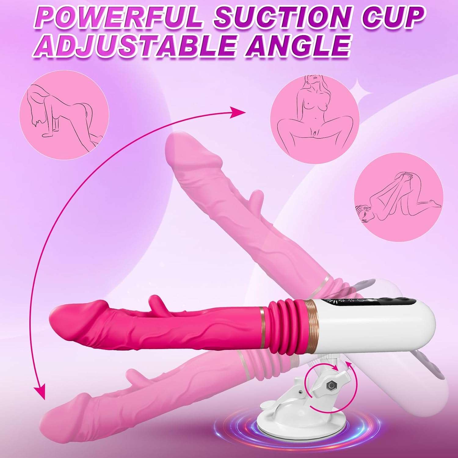 Serenity Automatic Vibrating Dildo Sex Machine - Image 6