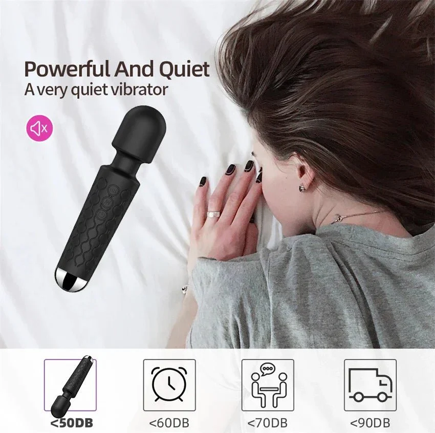 FlexiWave 20 Mode Wand Vibrator - Image 17