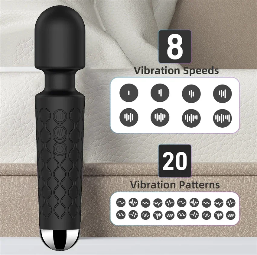 FlexiWave 20 Mode Wand Vibrator - Image 2
