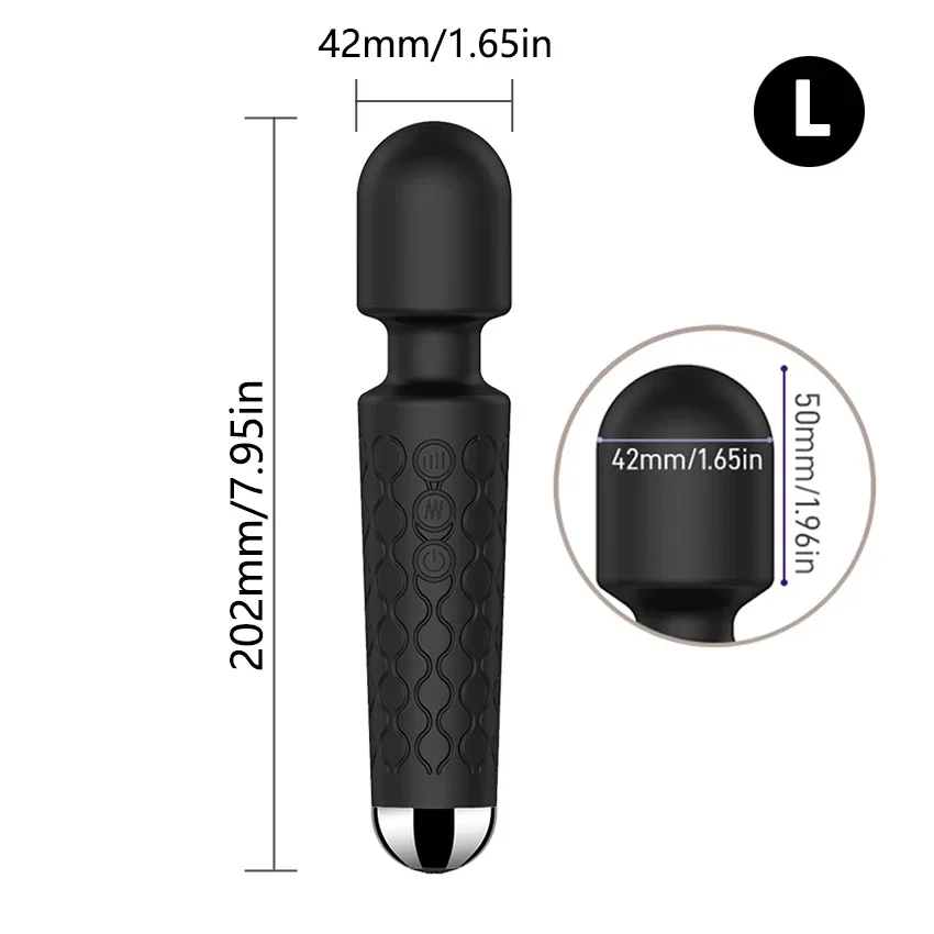 FlexiWave 20 Mode Wand Vibrator - Image 8
