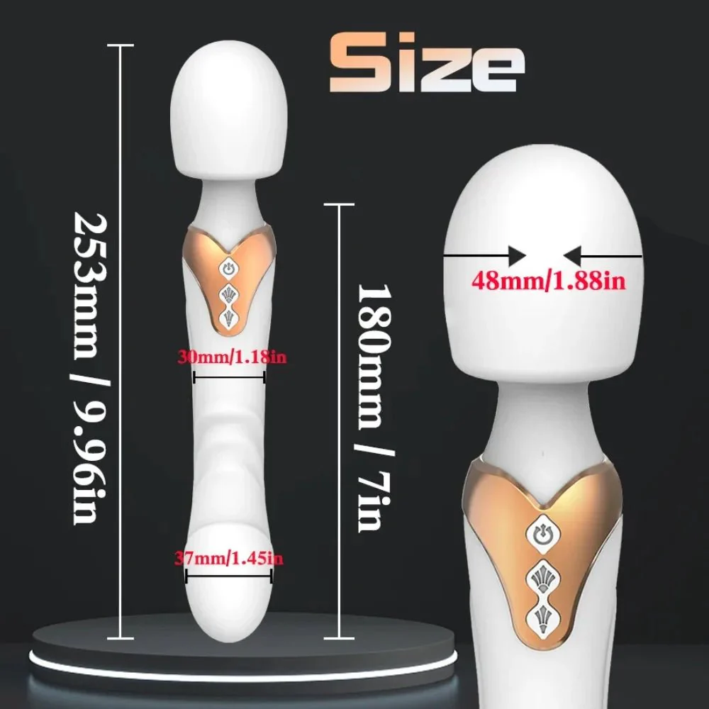 FlexPulse 10 Mode Dual Head Wand Vibrator - Image 2
