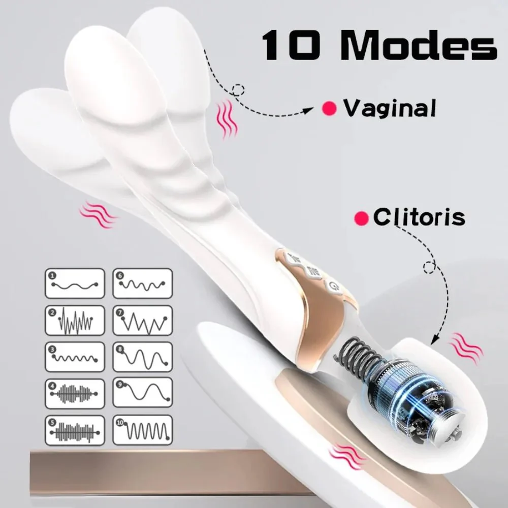 FlexPulse 10 Mode Dual Head Wand Vibrator - Image 3