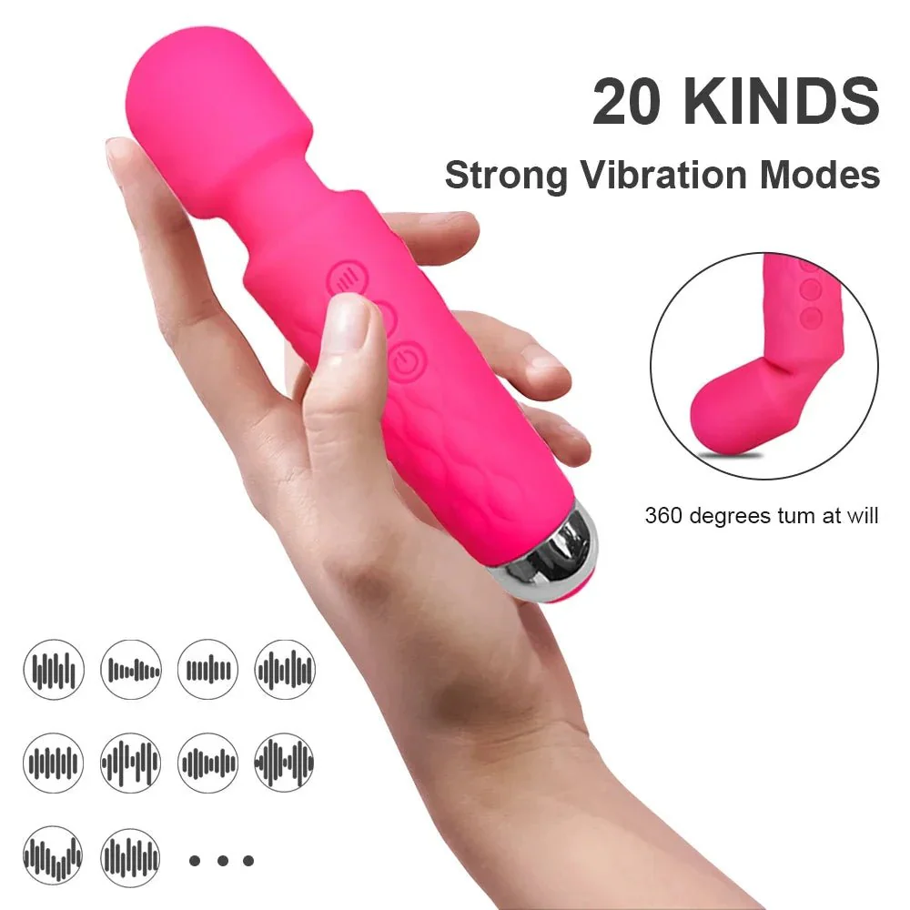 FlexWave 20 Mode G-Spot Wand Vibrator - Image 2