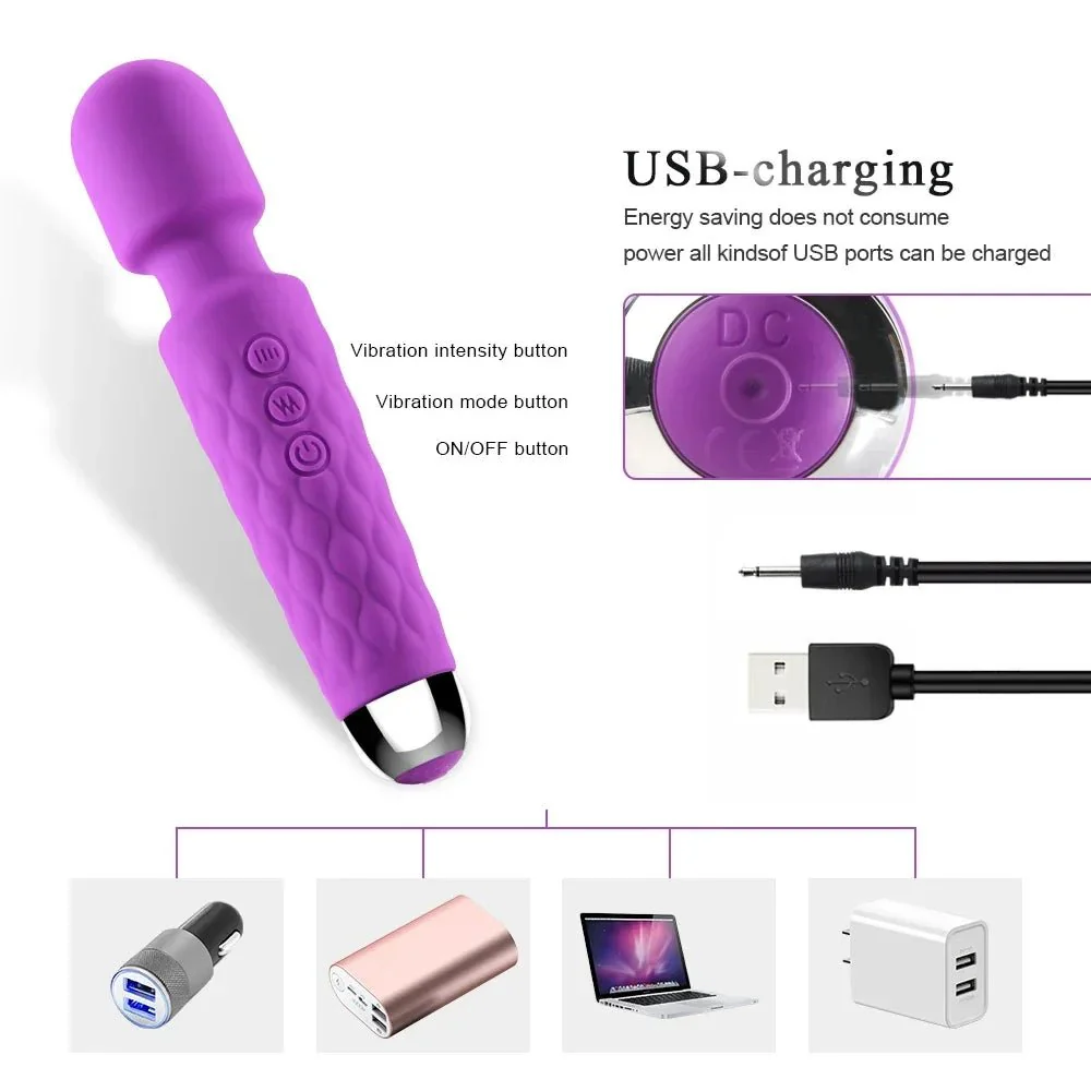FlexWave 20 Mode G-Spot Wand Vibrator - Image 4