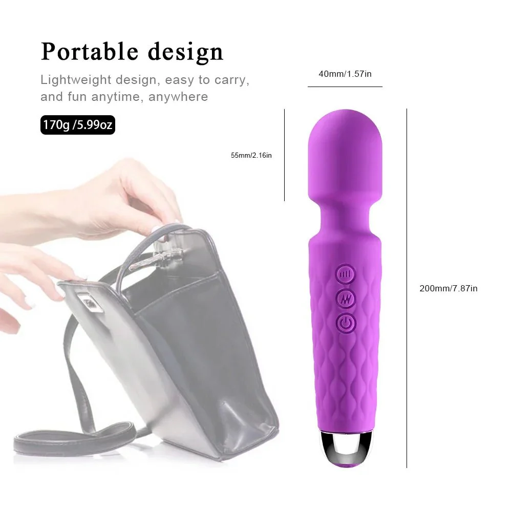 FlexWave 20 Mode G-Spot Wand Vibrator - Image 6