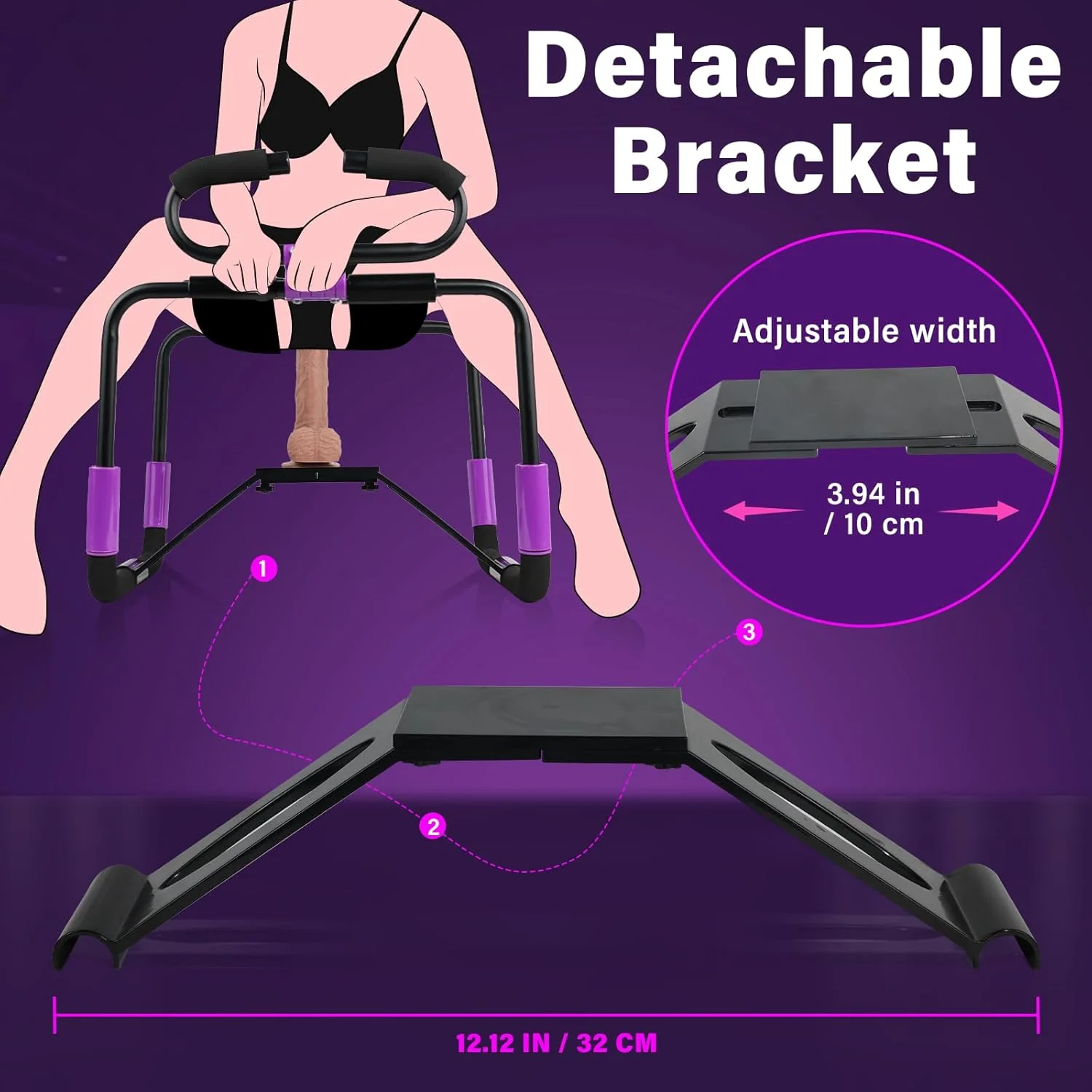 RotateFlex Adjustable Sex Chair with Dildo Mount - Image 8
