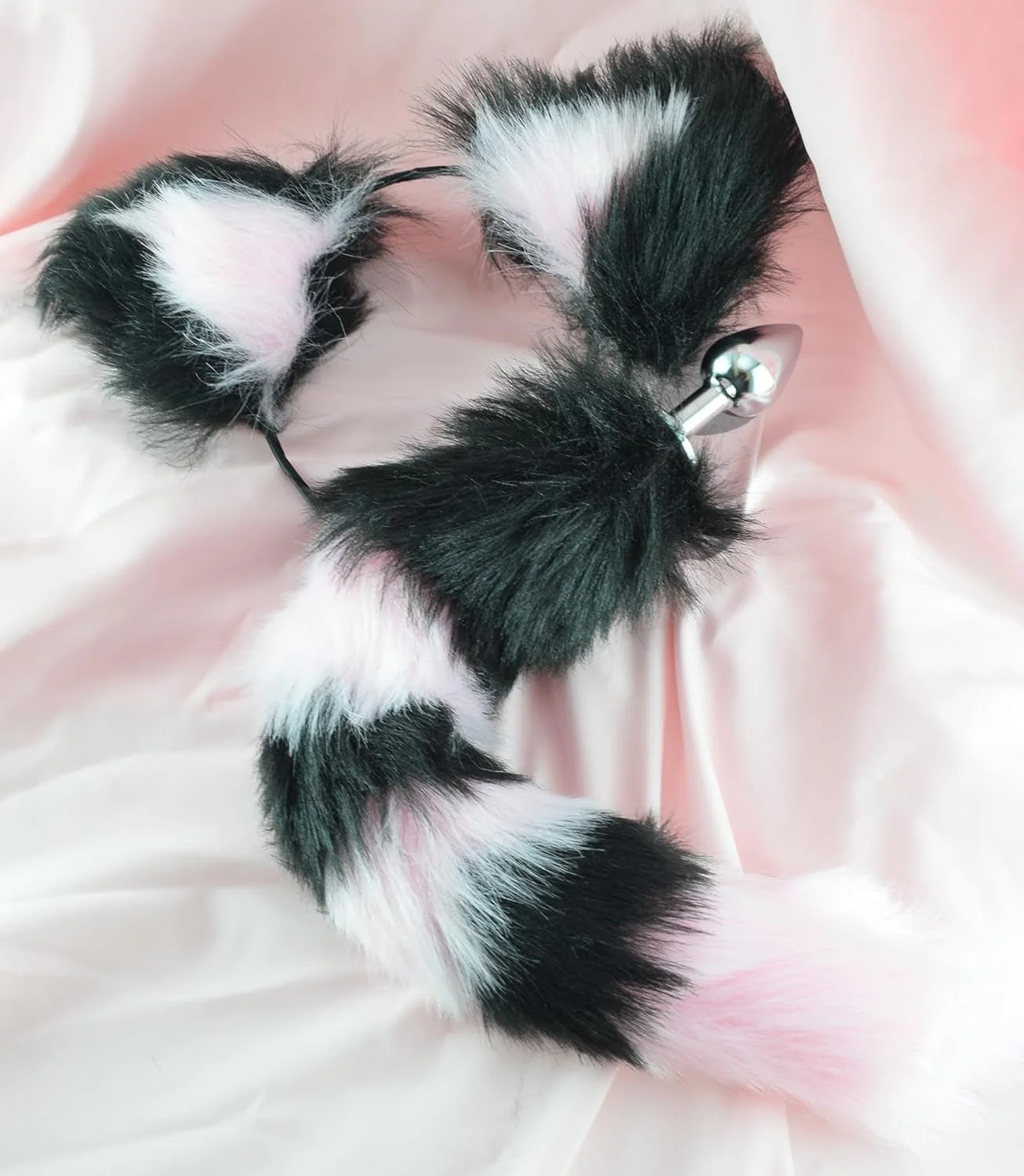 KittyKink Fox Tail Anal Plug Cosplay Set Ears Choker - Image 9