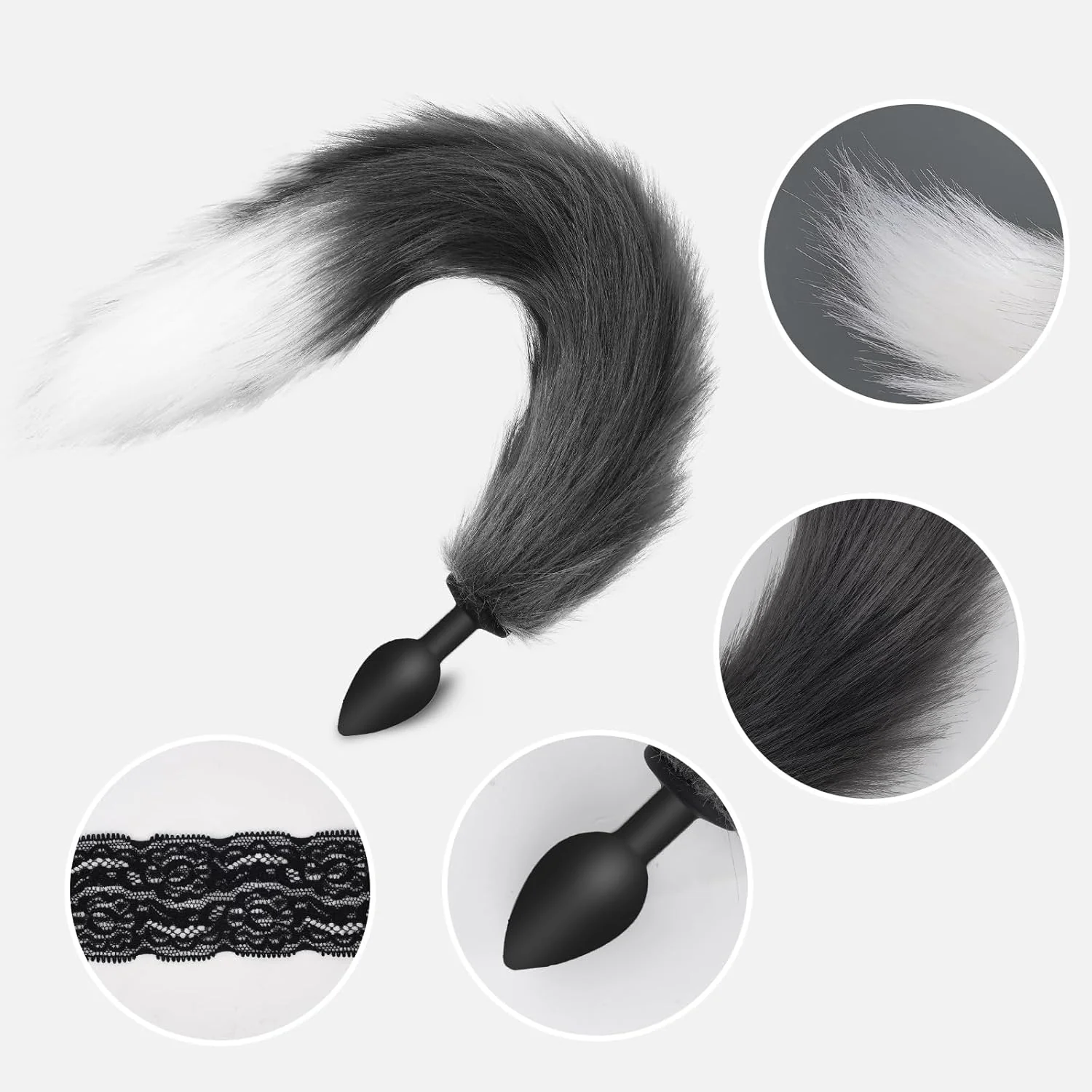 WildWhisper Silicone Fox Tail Butt Plug Beginner - Image 2