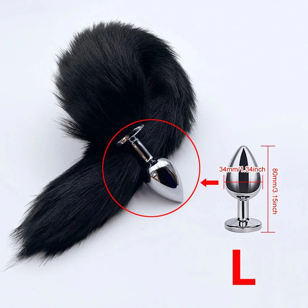 FoxSteel Fox Tail Steel Butt Plug - Image 10