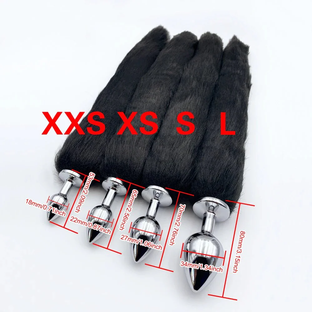 FoxSteel Fox Tail Steel Butt Plug - Image 4