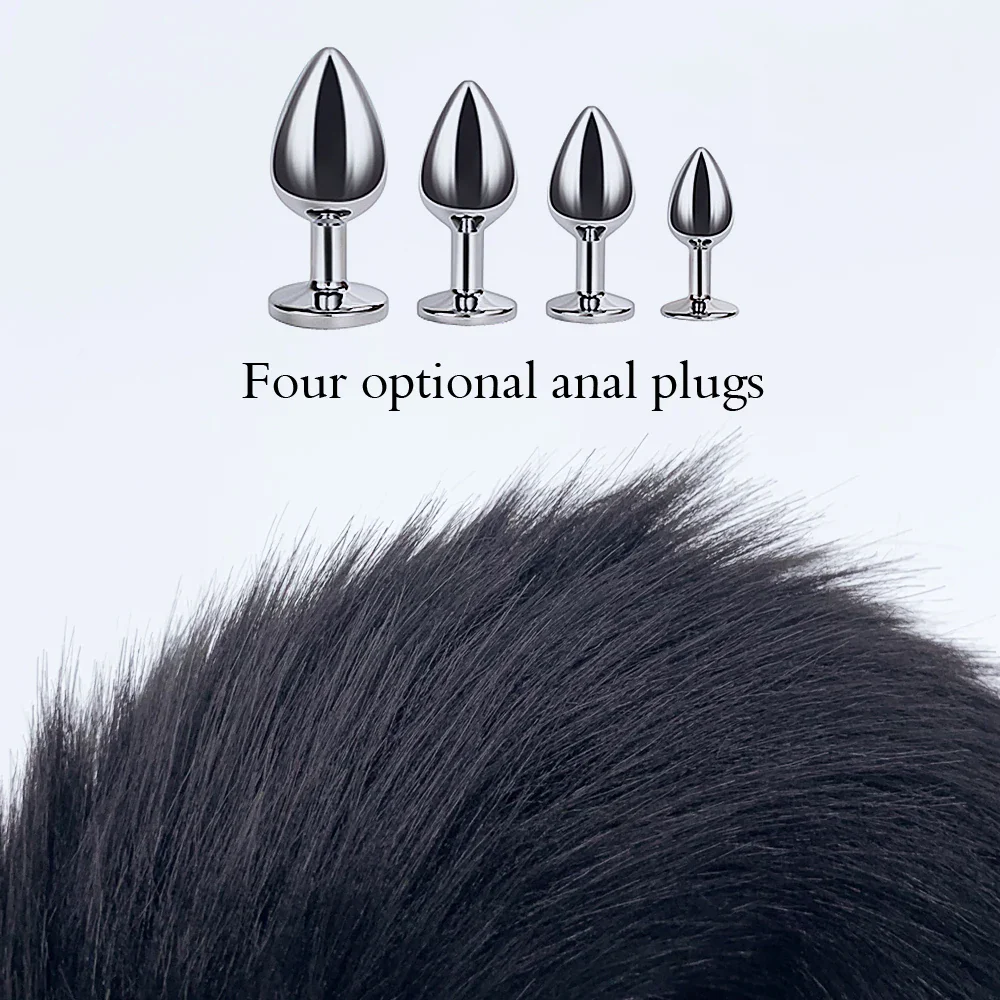 FoxSteel Fox Tail Steel Butt Plug - Image 6