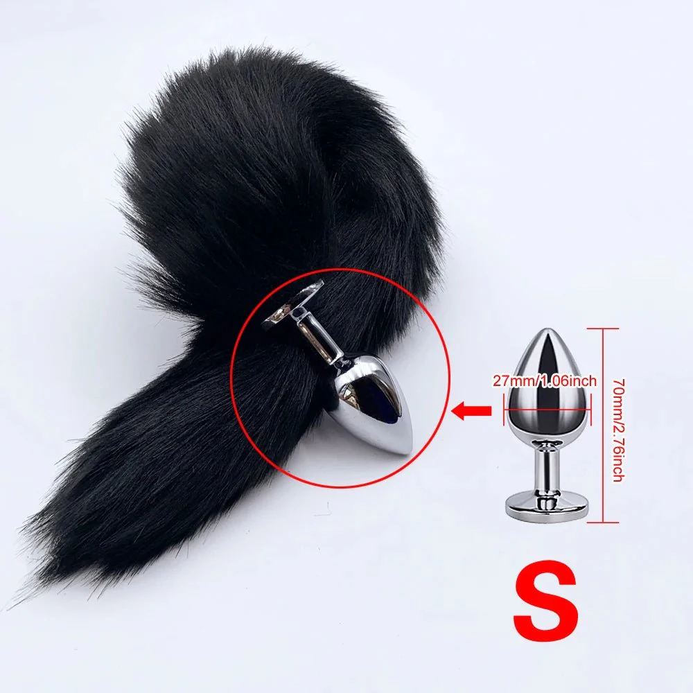 FoxSteel Fox Tail Steel Butt Plug - Image 7