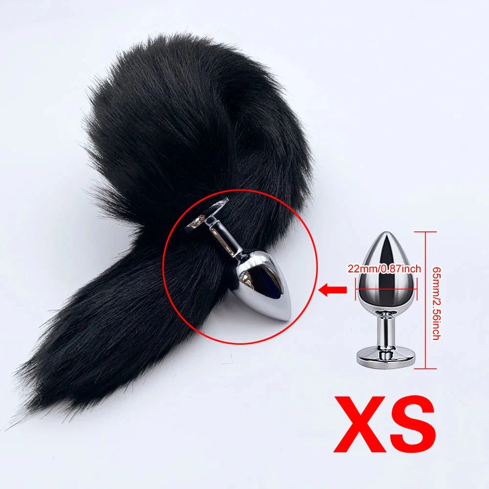 FoxSteel Fox Tail Steel Butt Plug - Image 8