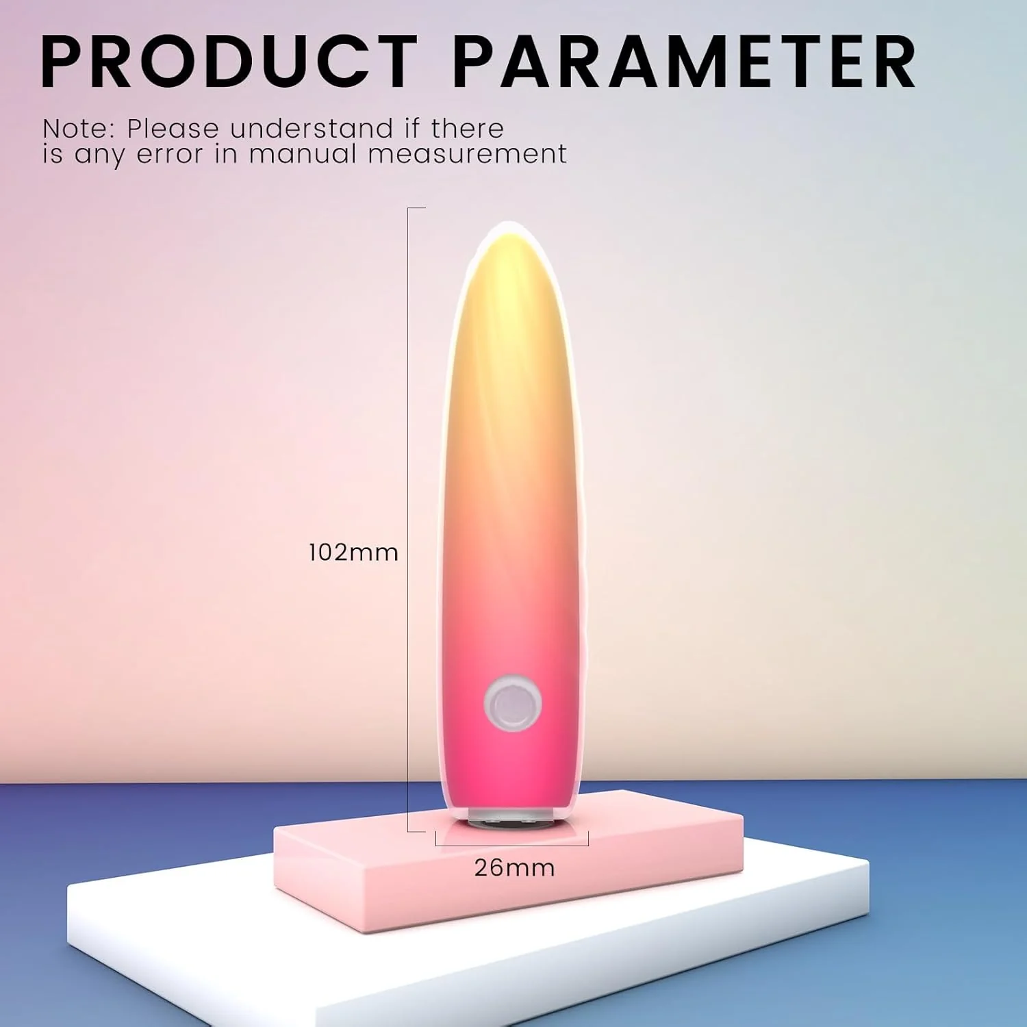 CoreEdge Bullet Vibrator 10 Modes Silicone Waterproof Rechargeable - Image 2