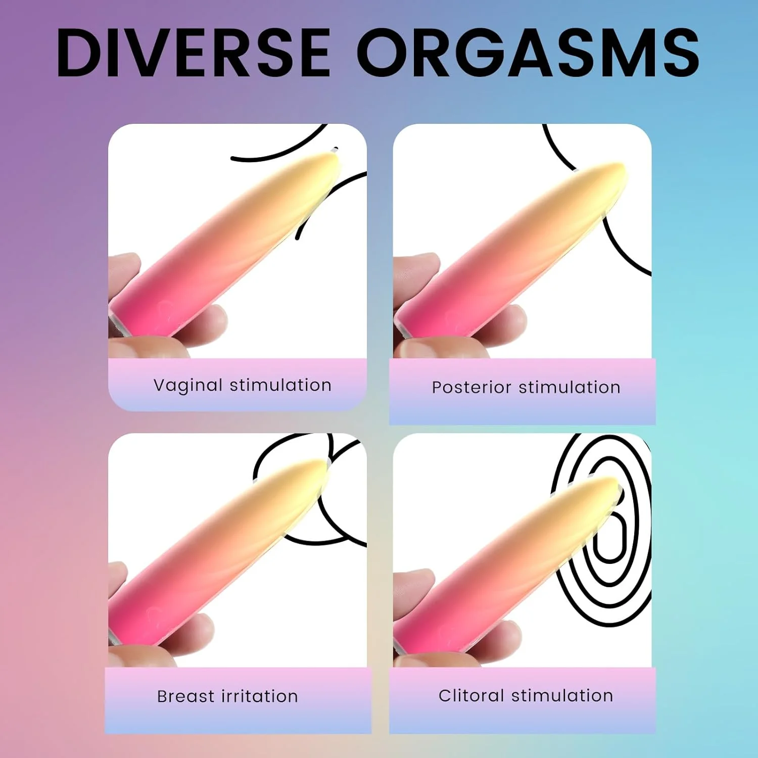 CoreEdge Bullet Vibrator 10 Modes Silicone Waterproof Rechargeable - Image 5