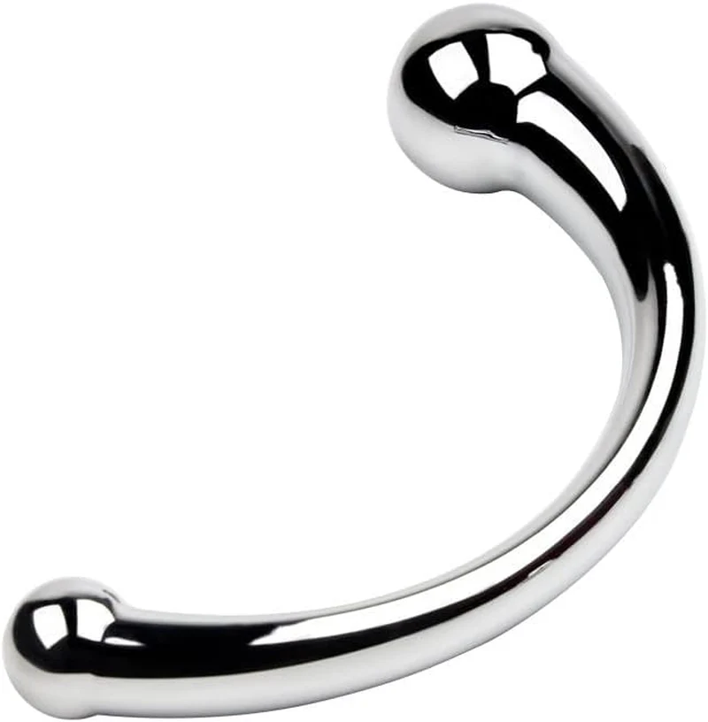 SteelCurve Metal Double-Ended G-Spot Prostate Massager Wand - Image 3